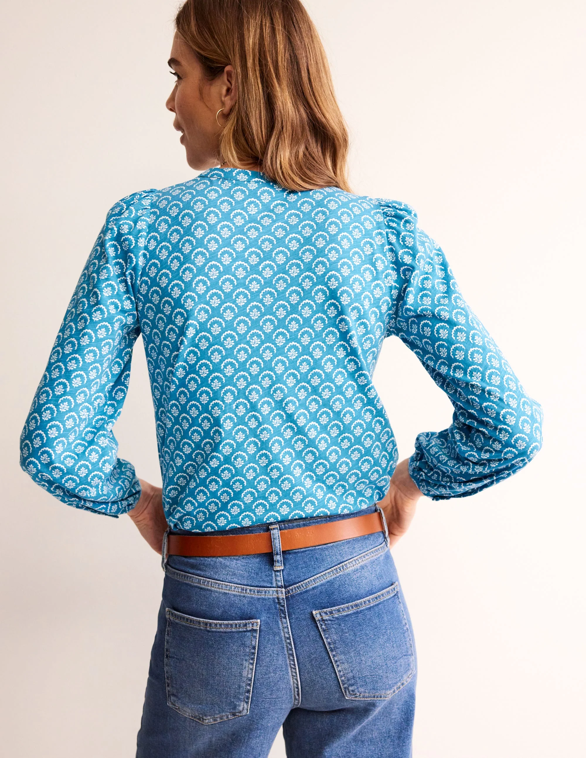 Marina Jersey-Hemd-Fayence, Wilder Wein - Image 3