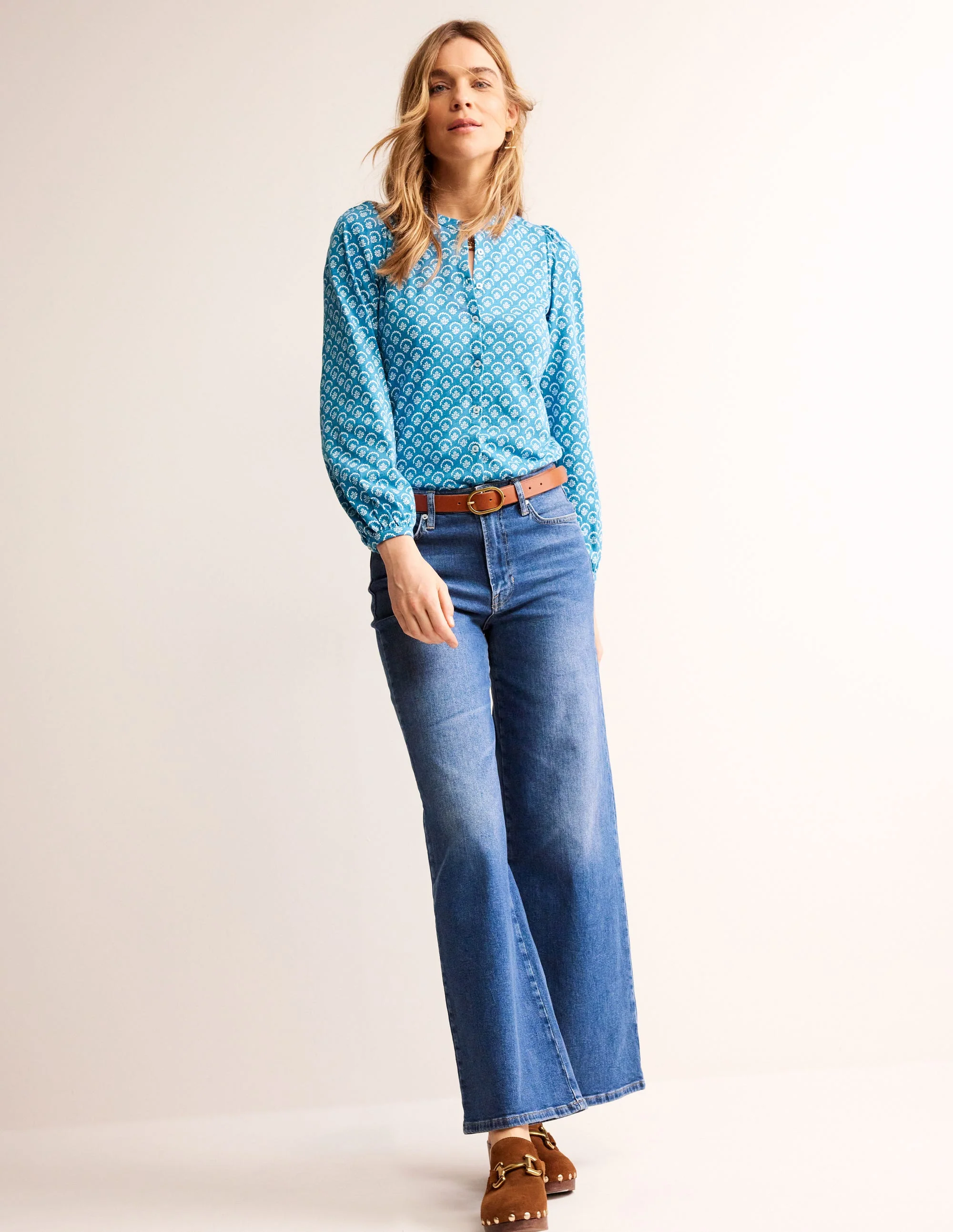 Marina Jersey-Hemd-Fayence, Wilder Wein - Image 4