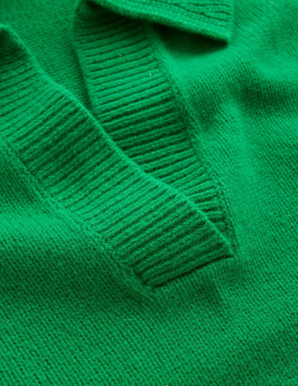 Marion Henley-Pullover aus Merinowolle-Grünes Tamburin - Image 8
