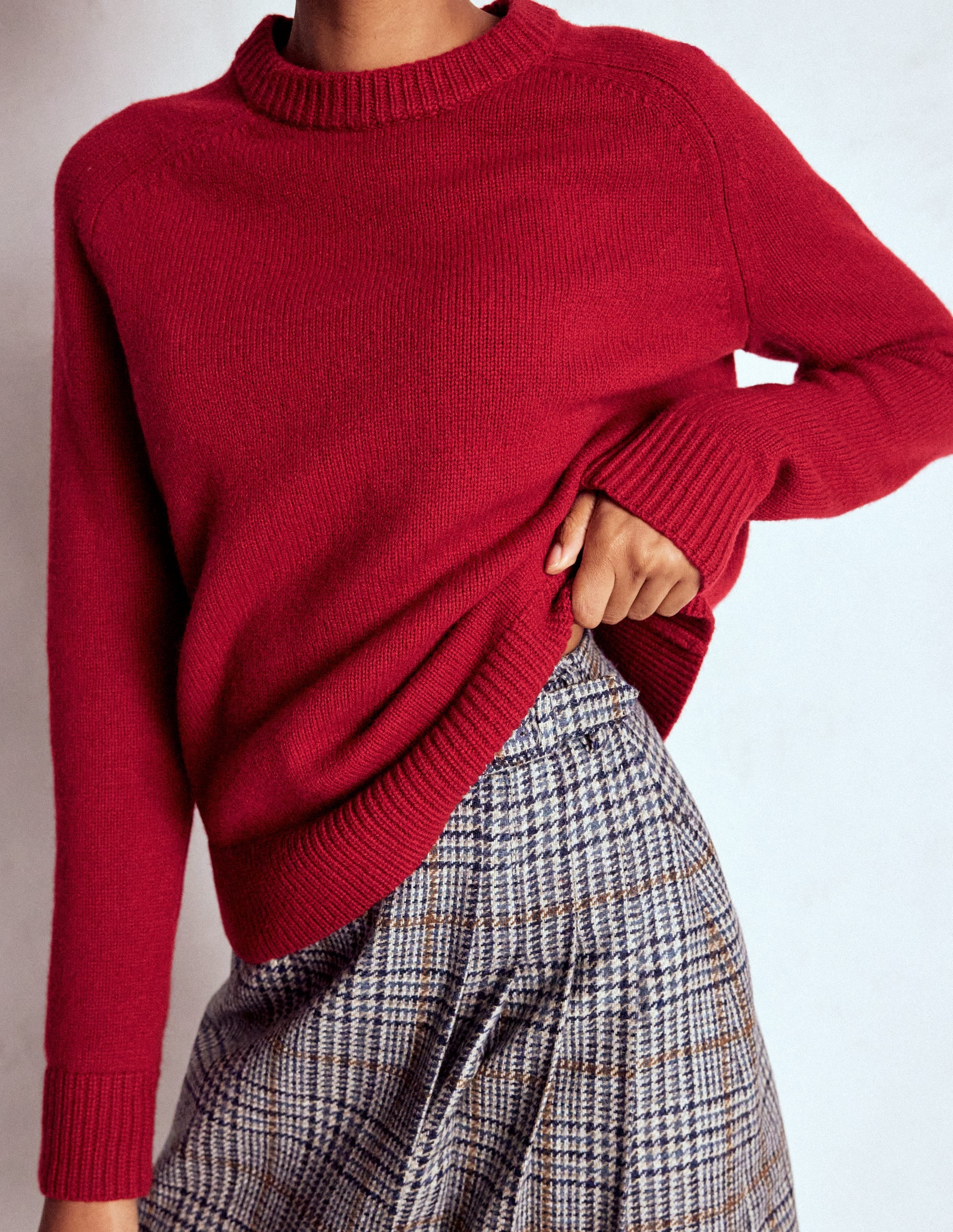 Marion Merino-Pullover-Purpurrot - Image 2