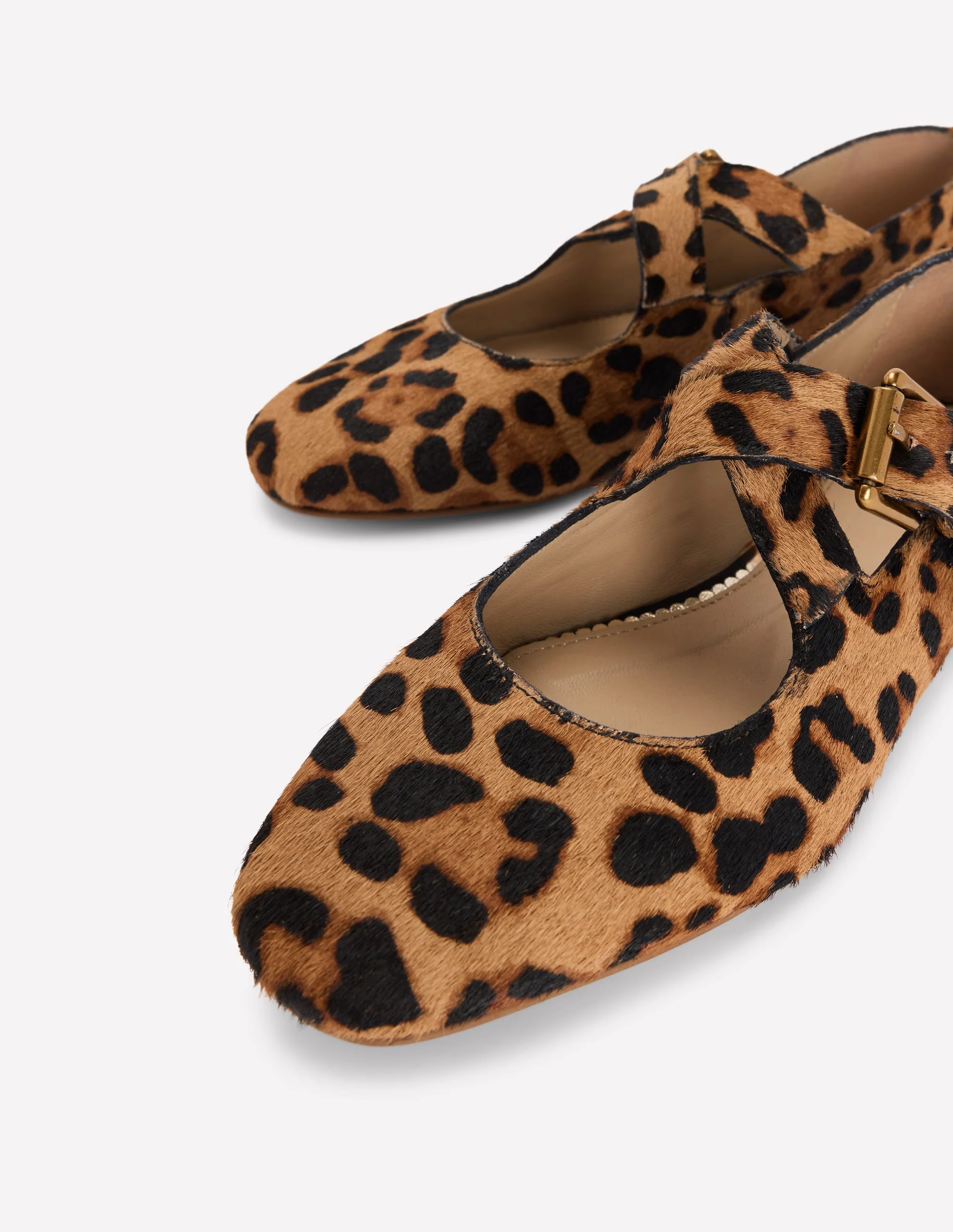 Mary Janes mit überkreuzten Riemen-Klassisches Leopardenmuster - Image 5
