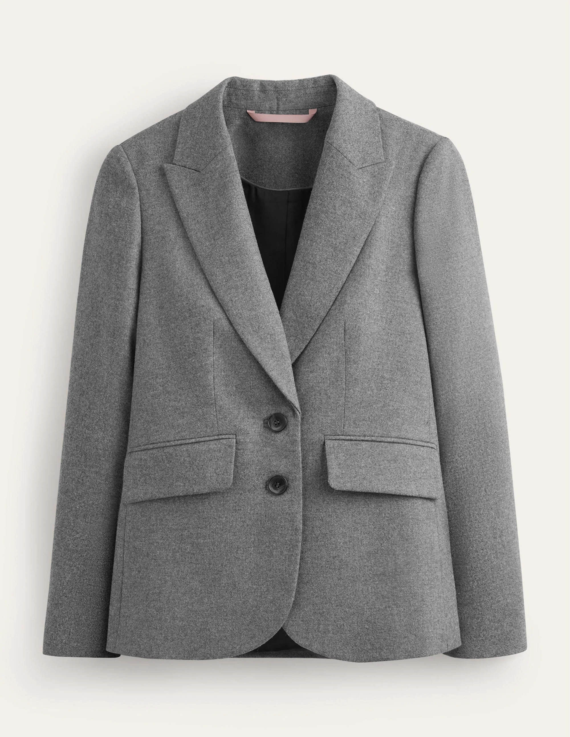 Marylebone Blazer aus Wollmischgewebe-Blaugrau Meliert - Image 8