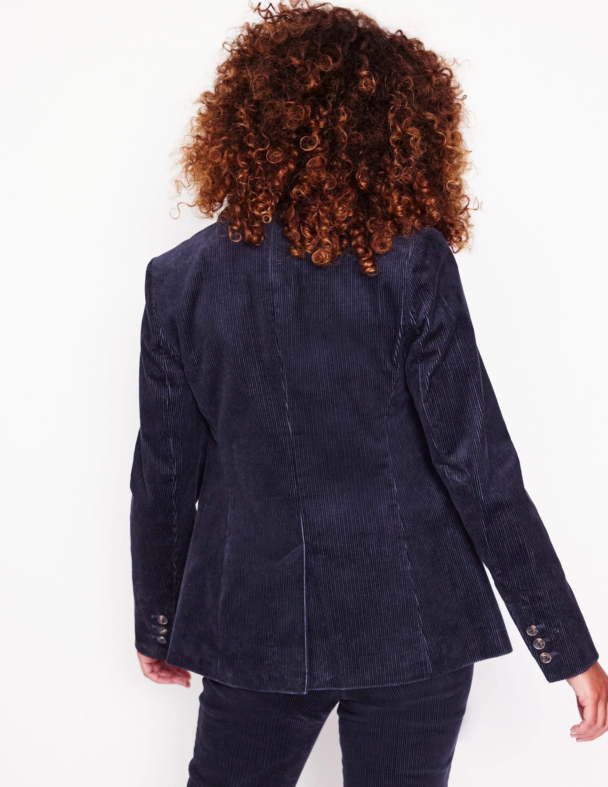 Marylebone Cord-Blazer-Aqua Marine Marl - Image 3