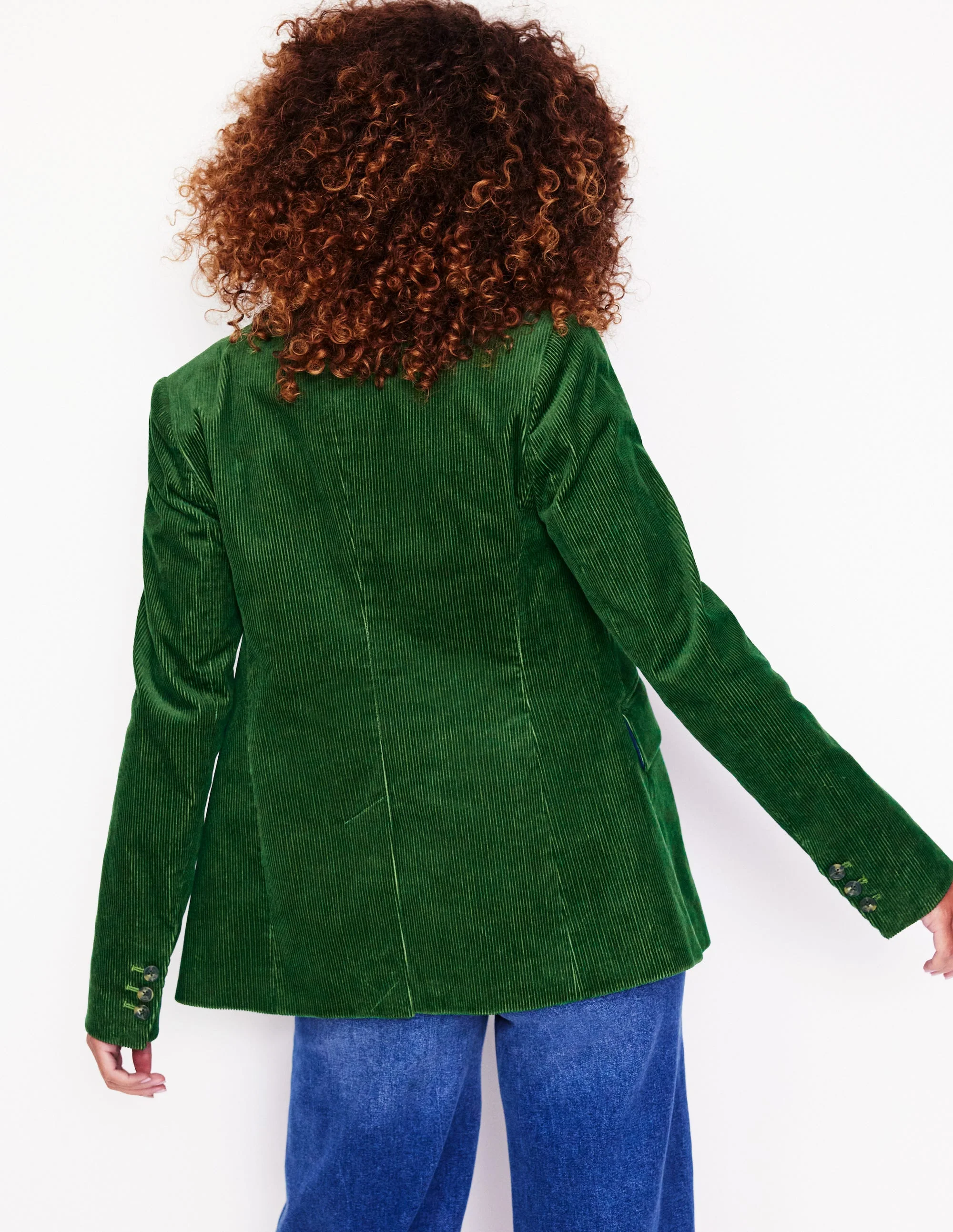 Marylebone Cord-Blazer-Wintergrün - Image 3