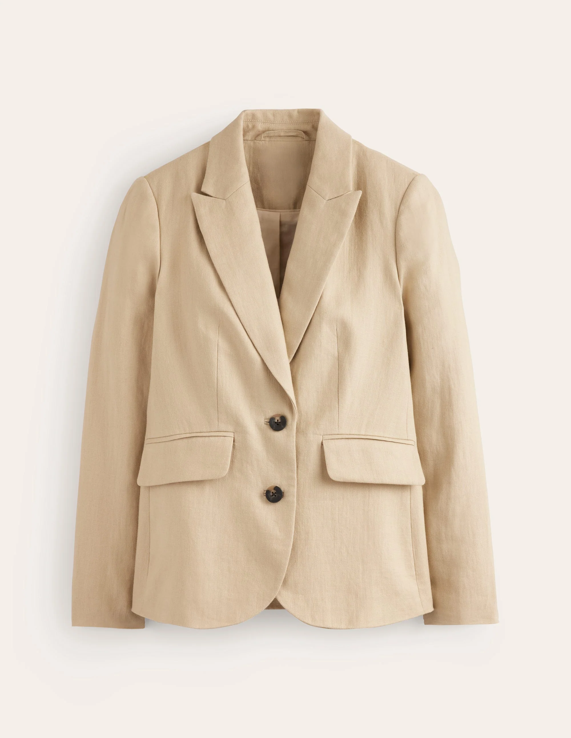Marylebone Leinenblazer-Beige - Image 5