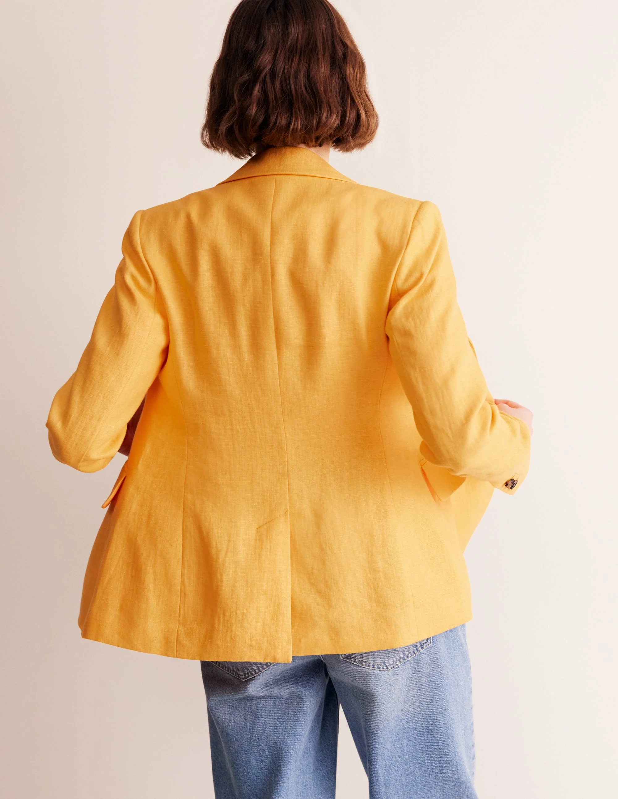 Marylebone Leinenblazer-Künstlerisches Gold - Image 3