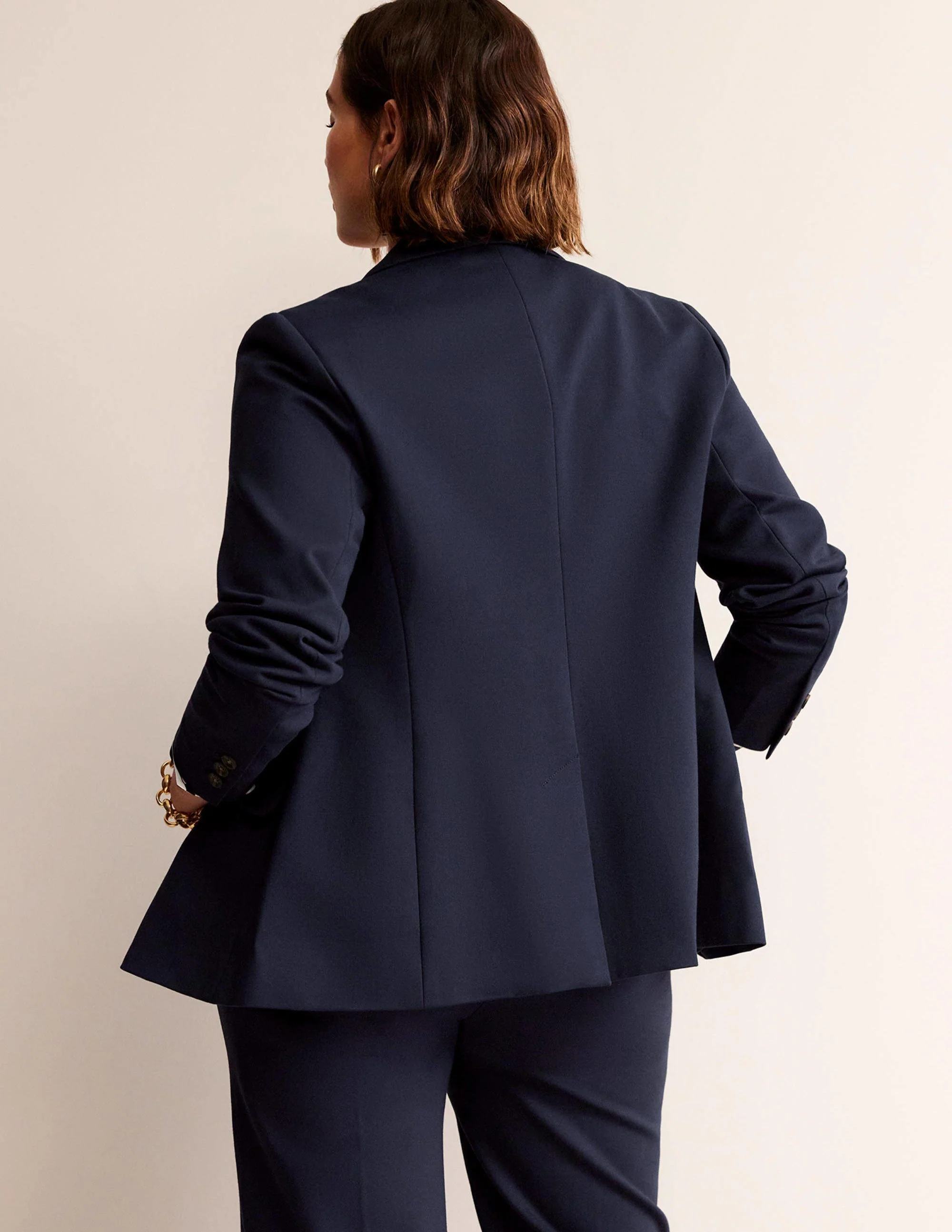 Marylebone Ponte-Blazer-Aqua Marine Marl - Image 7