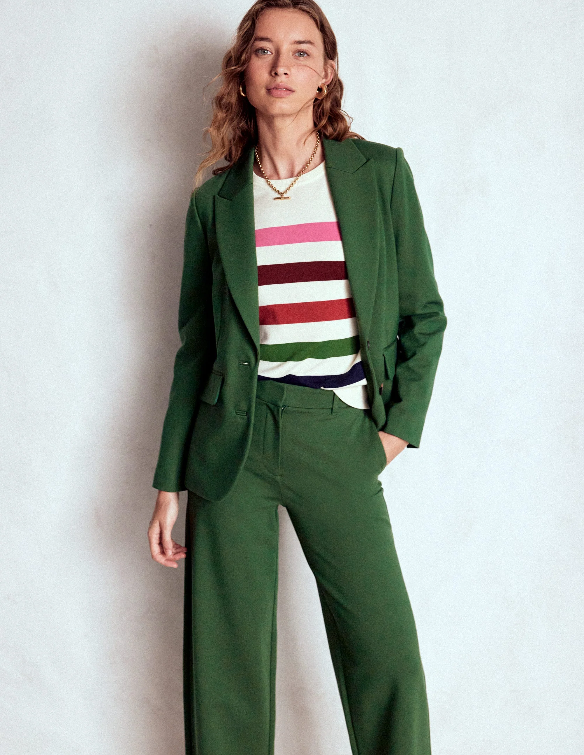 Marylebone Ponte-Blazer-Jagdgrün