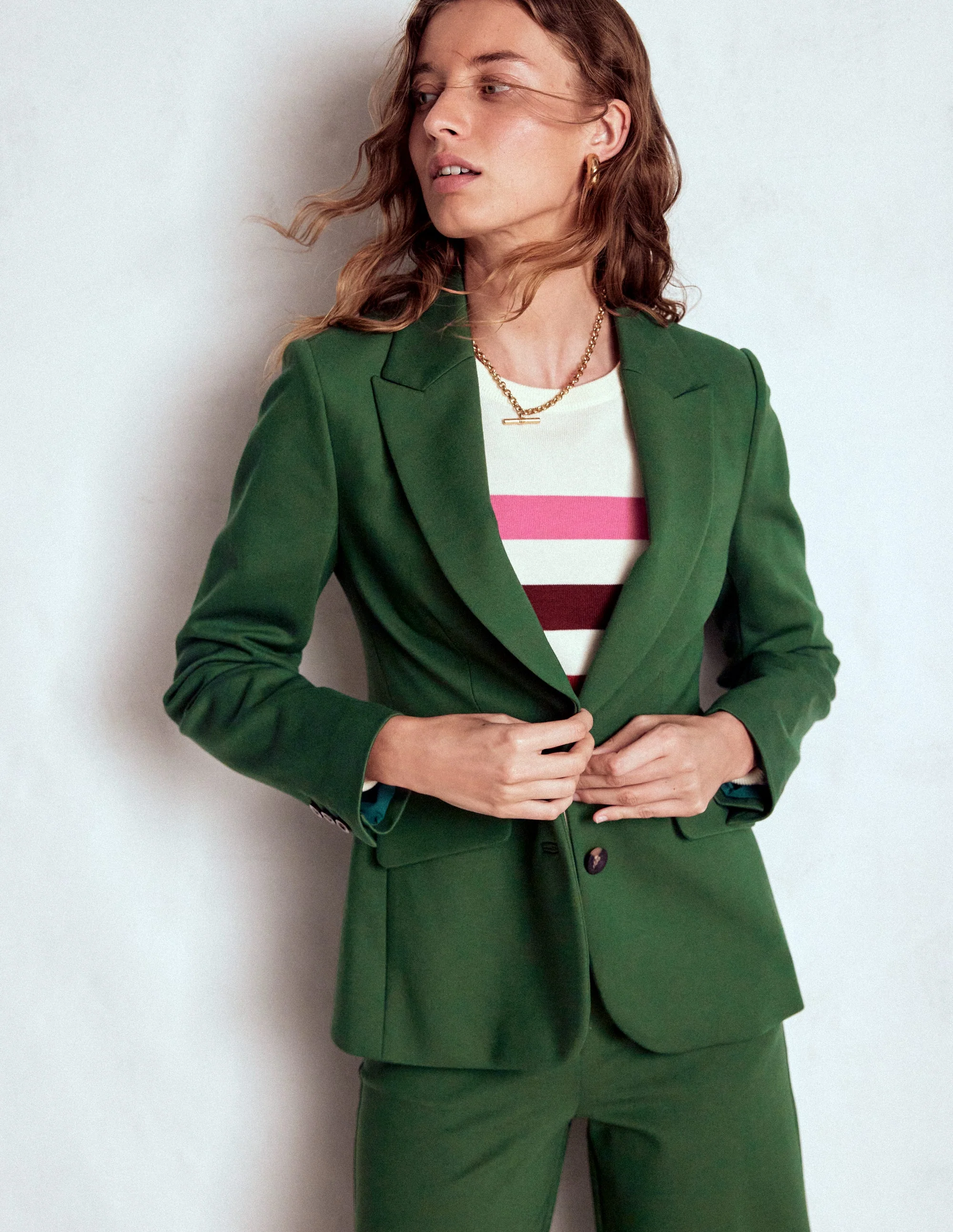 Marylebone Ponte-Blazer-Jagdgrün - Image 4