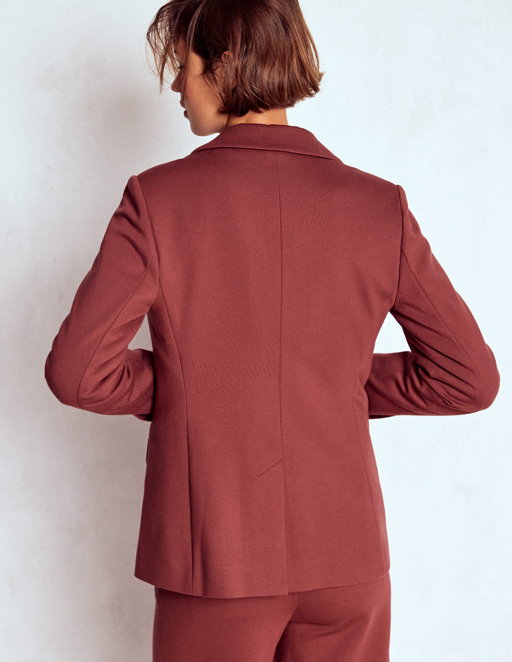 Marylebone Ponte-Blazer-Kastanie - Image 3