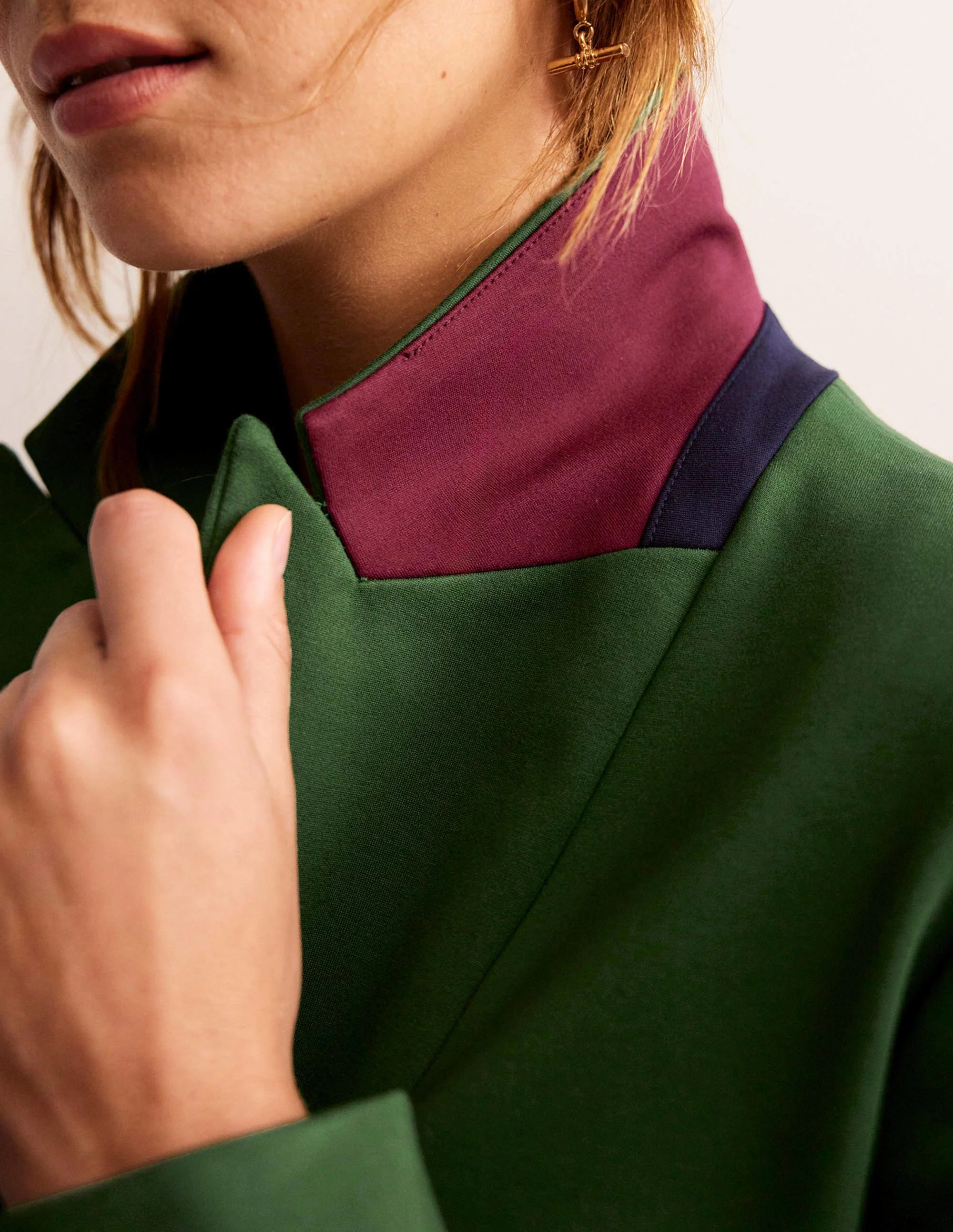 Marylebone Ponte-Blazer-Wintergrün - Image 5