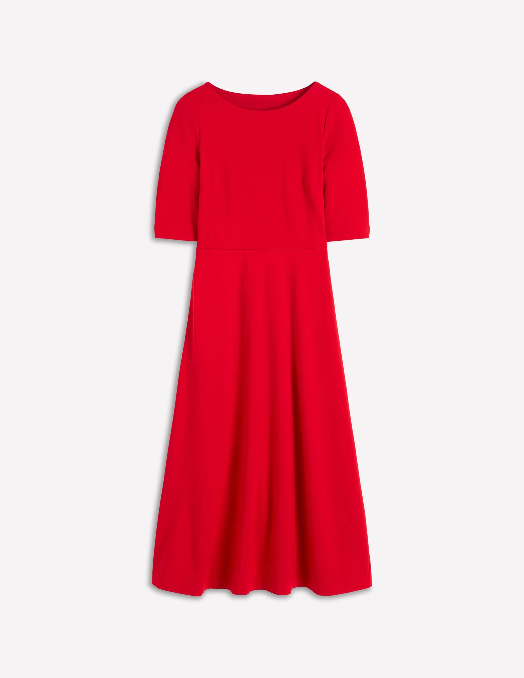 Mathilde Ponte-Kleid mit Bindegürtel-Würzig Rot - Image 6