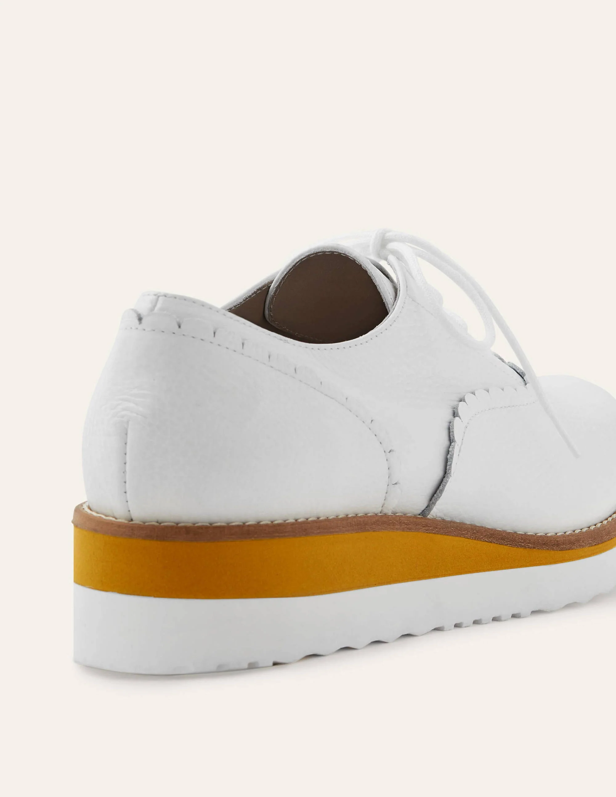 Matilda Brogues mit Plateausohle-Weiß - Image 2