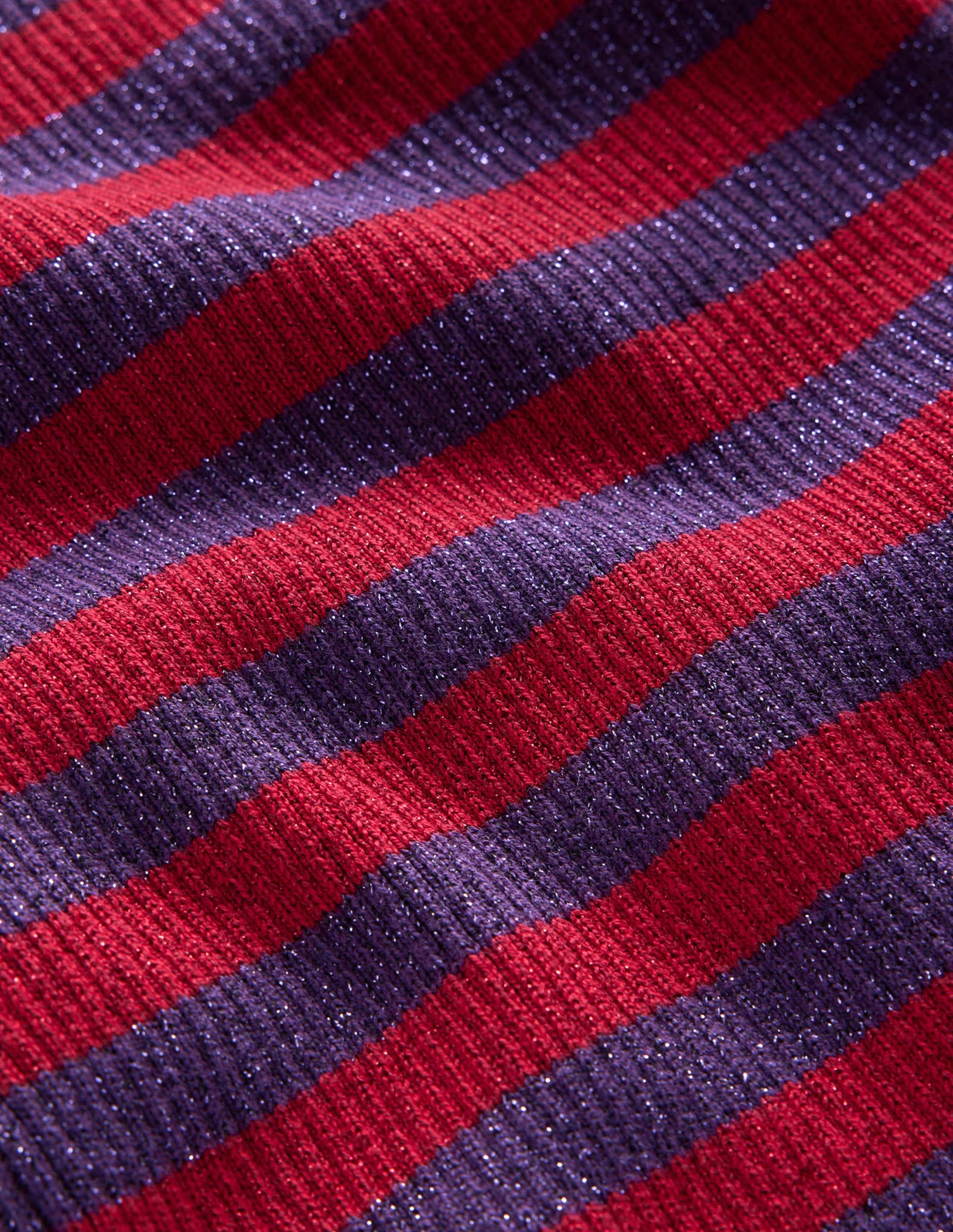 Matilda Glitzer-Pullover-Sattes Violett und Dunkelrot - Image 6