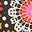 Maxikleid mit Rückenausschnitt-Schwarz, Paisleymuster mit Gänseblümchen - Image 6