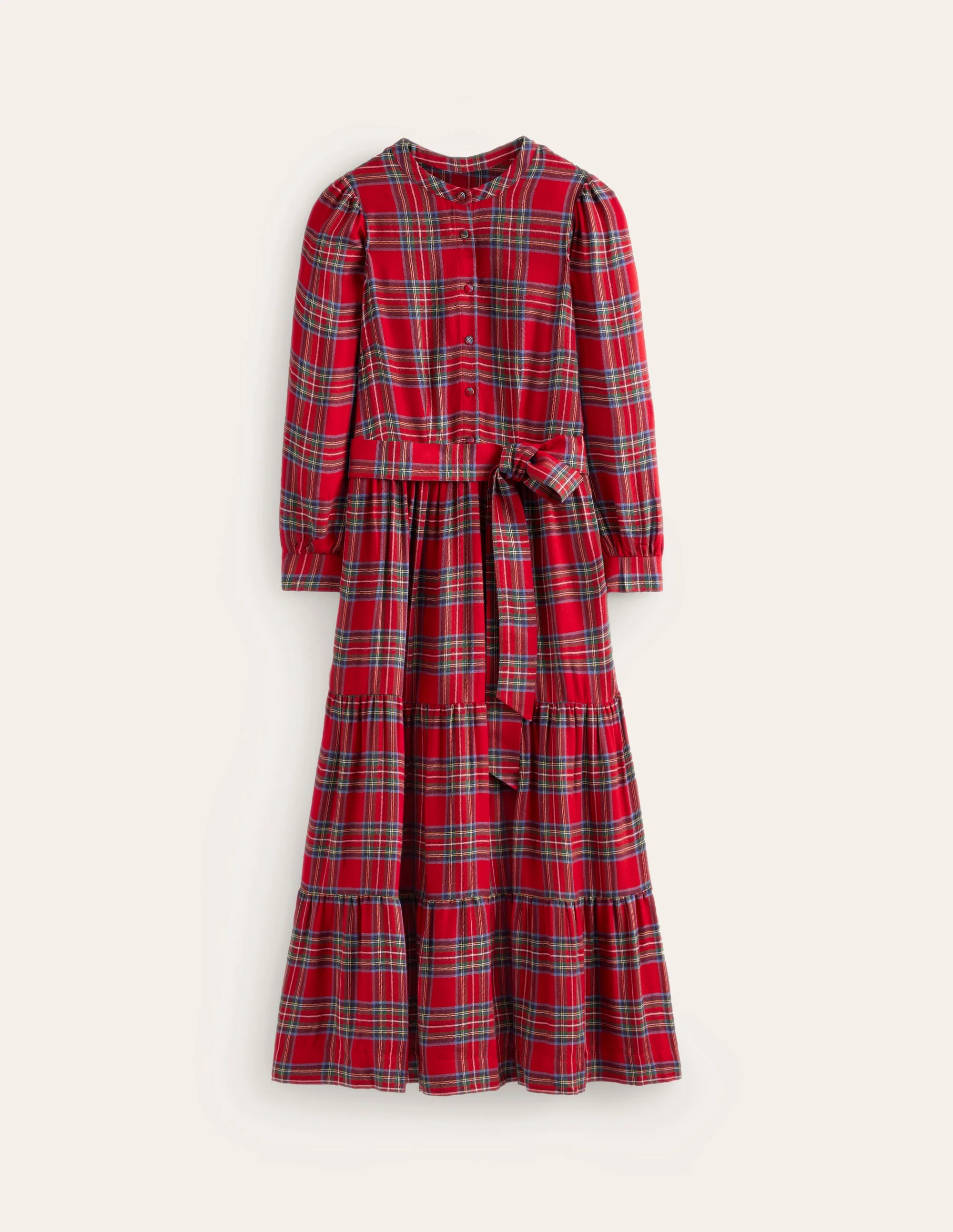 Maxikleid mit Schottenmuster-Kariert - Image 6