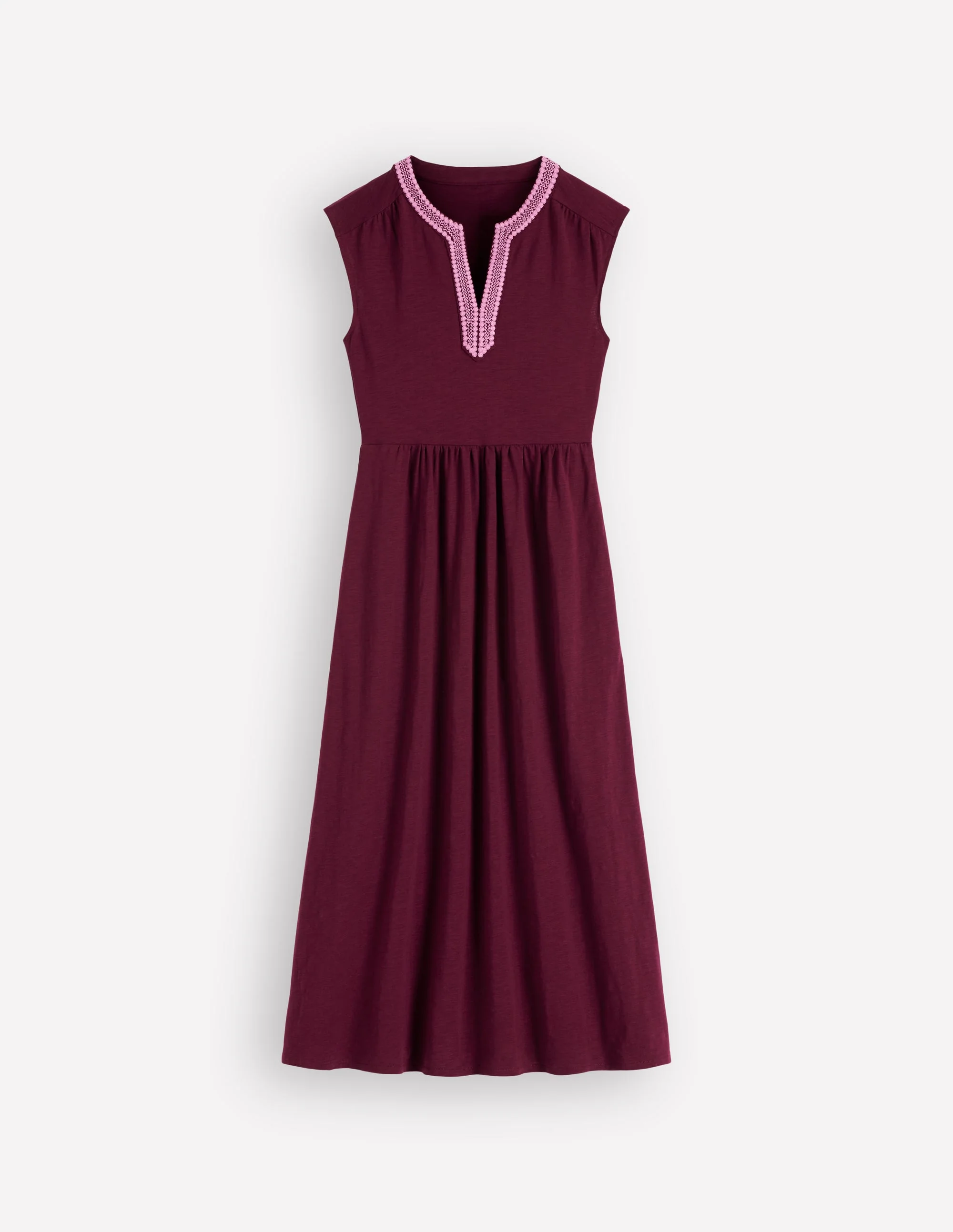 May Jersey-Midikleid-Dunkelviolett - Image 6