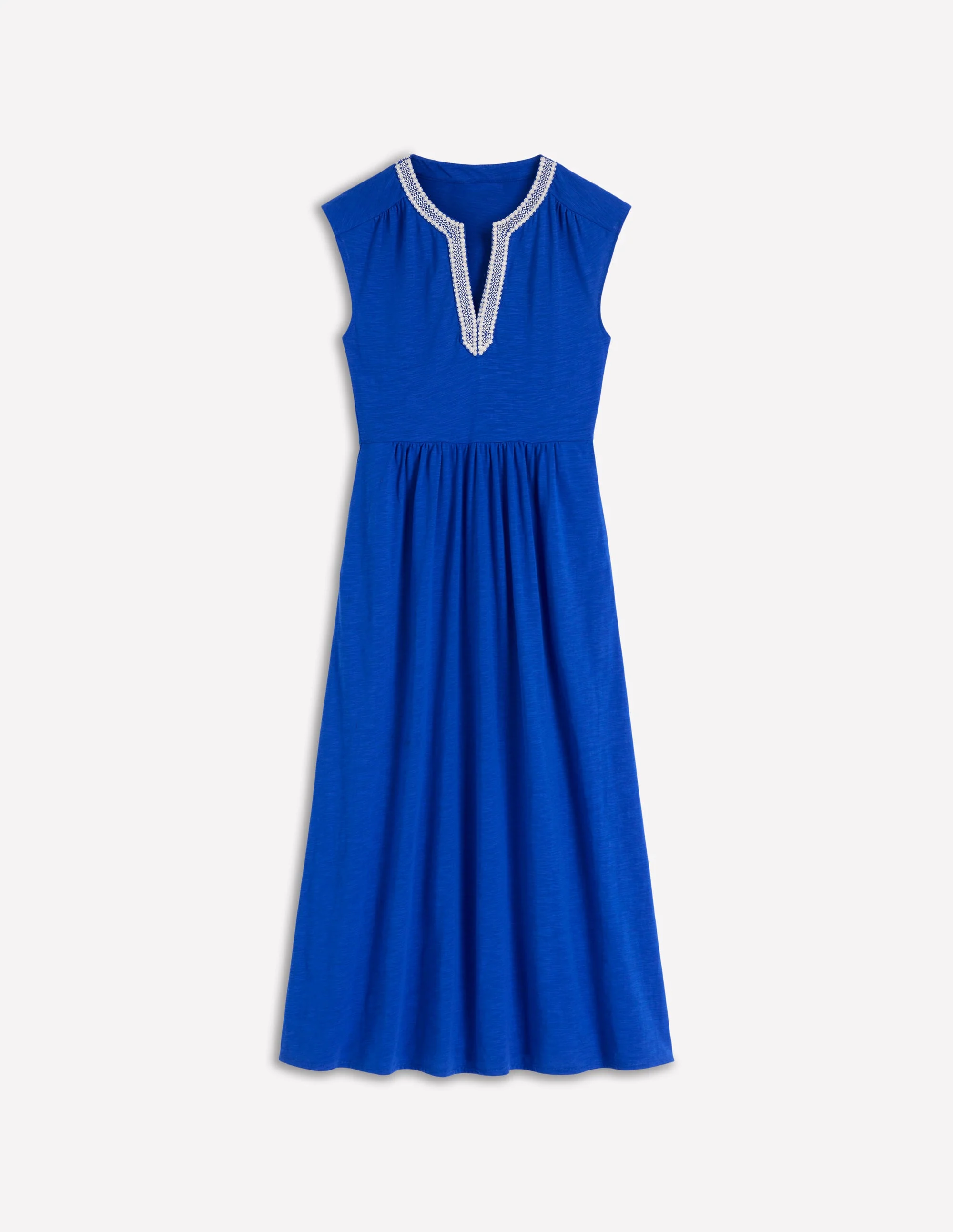May Jersey-Midikleid-Leuchtendes Blau - Image 6