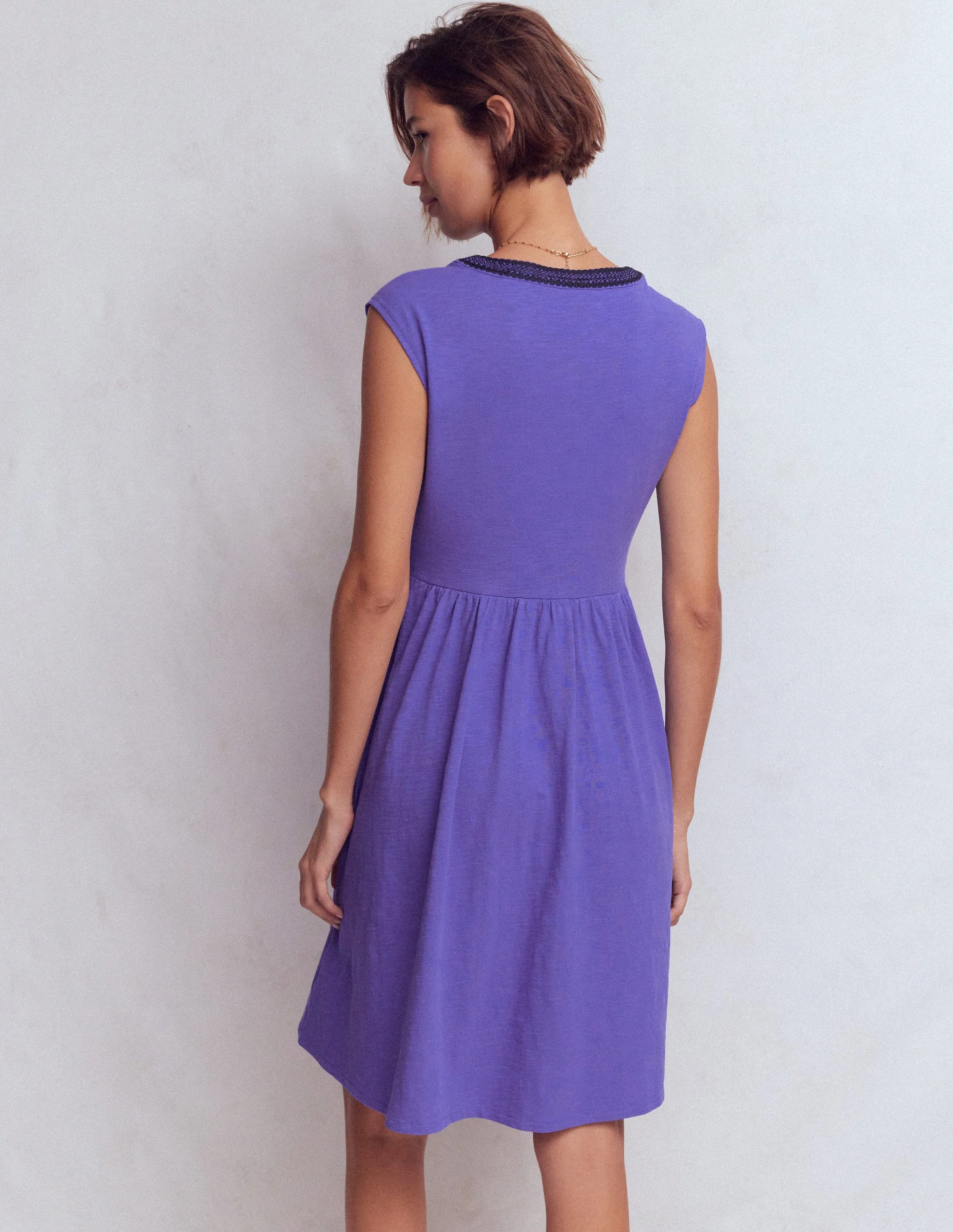 May Kurzes Jerseykleid-Han Violett - Image 3