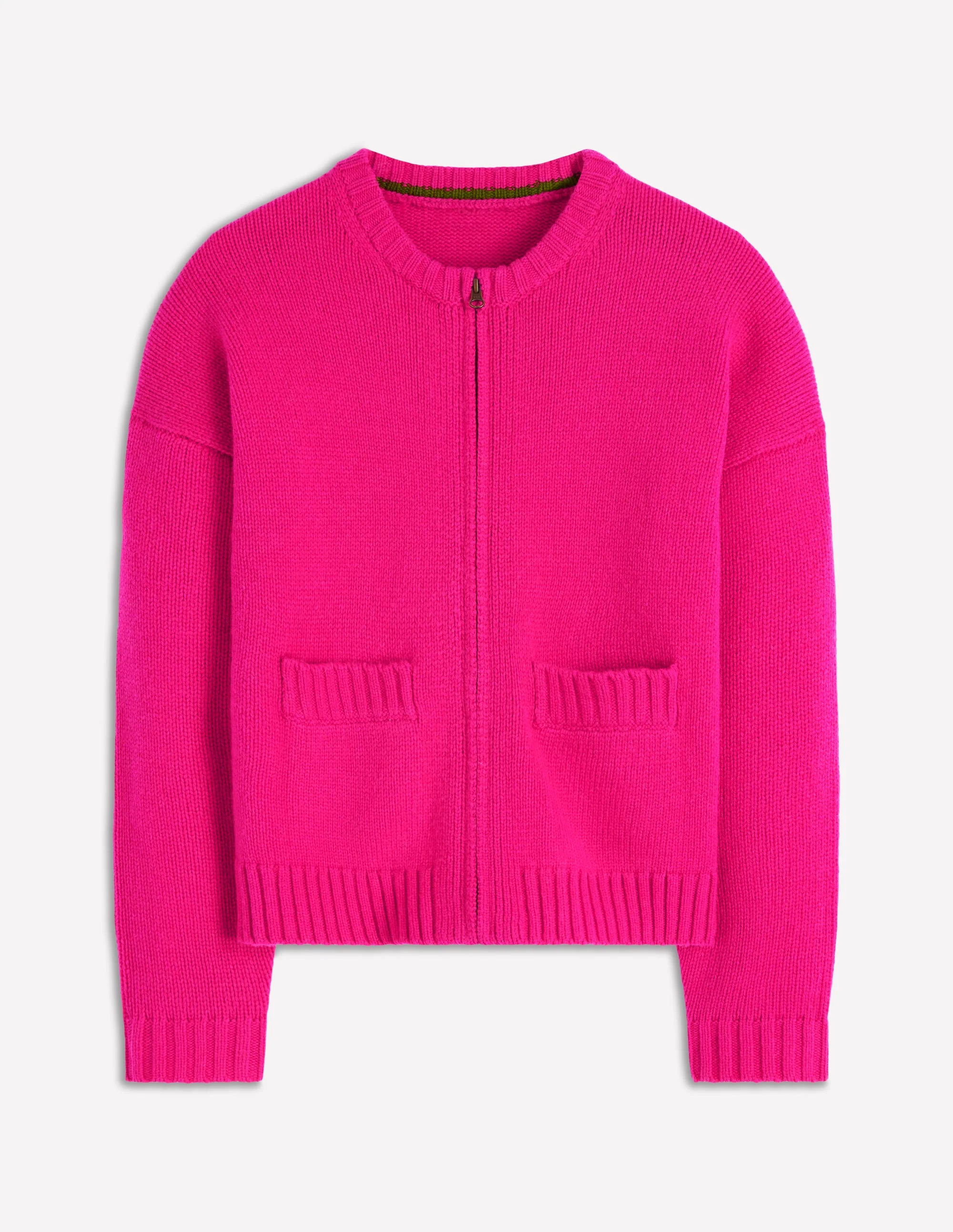 Maya Jacke mit Reißverschluss-Extravagantes Rosa - Image 5