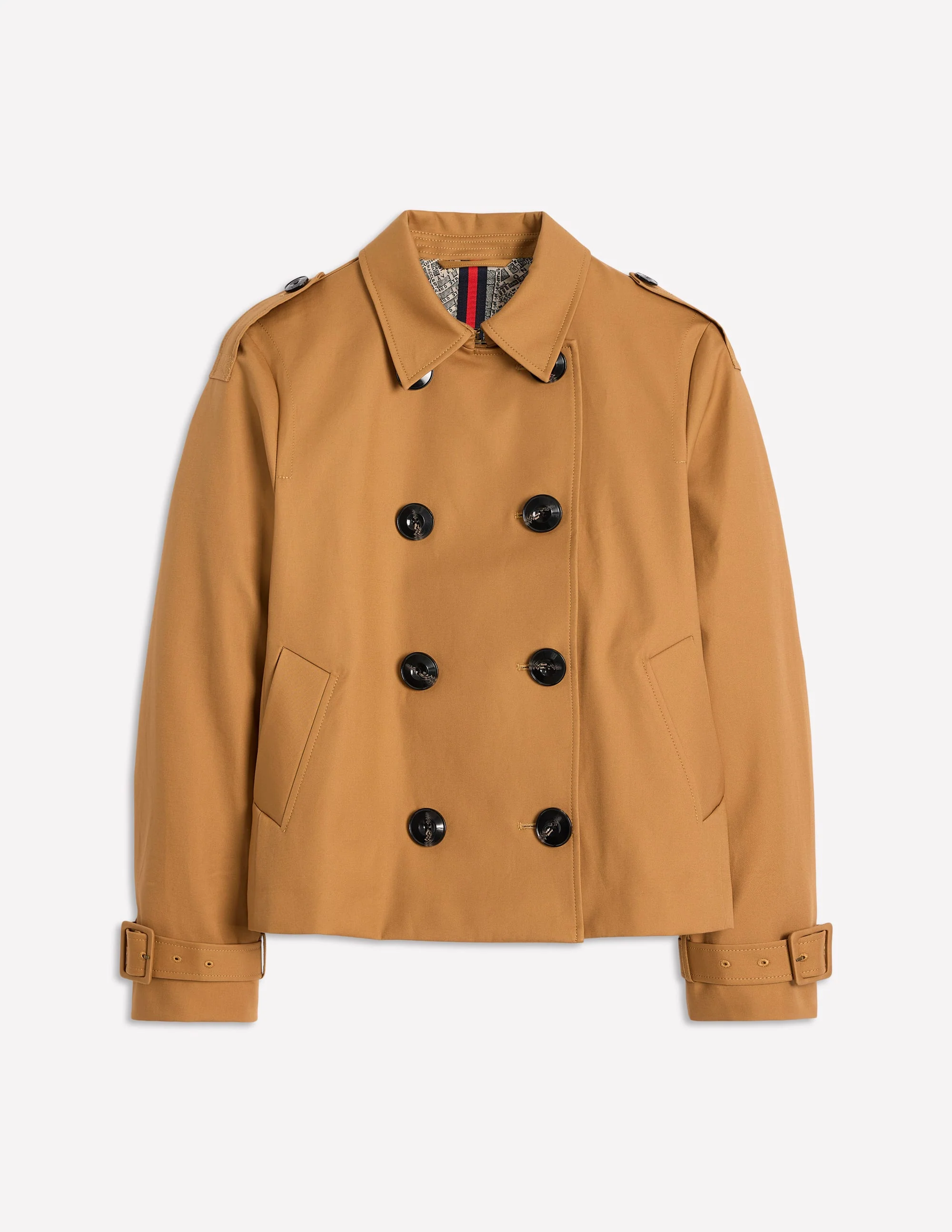 Mayfair Verkürzter Trenchcoat-Haselnussbraun - Image 8