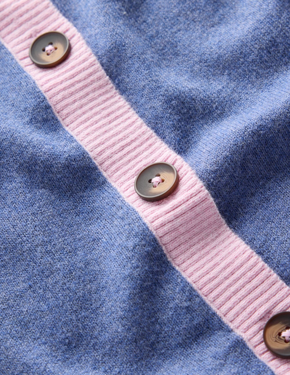 Meg Strickjacke mit Raglanärmeln-Hafenblau, Blockfarben - Image 6