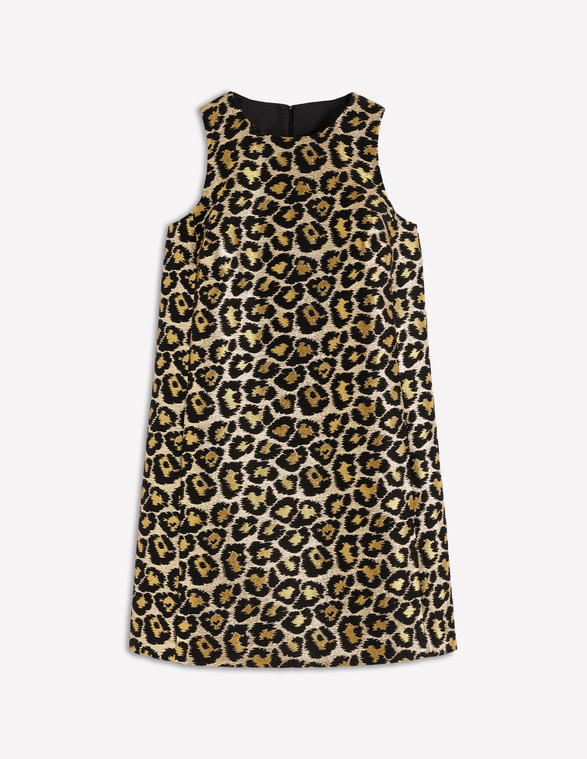 Metallic-Etuikleid mit Leopardenmuster-Metallic-Leopard - Image 5