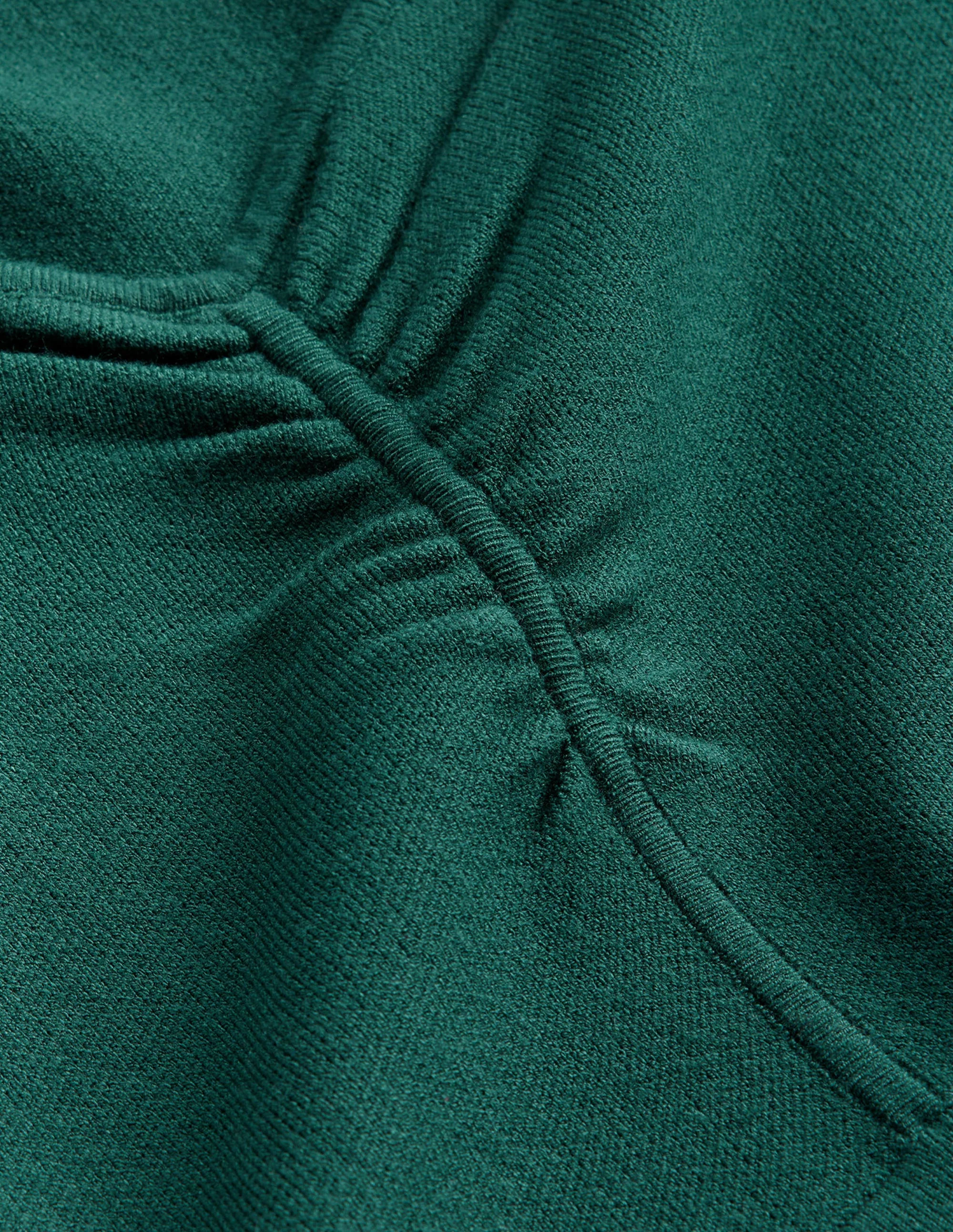 Midikleid mit Herzausschnitt-Dunkles Smaragdgrün - Image 7
