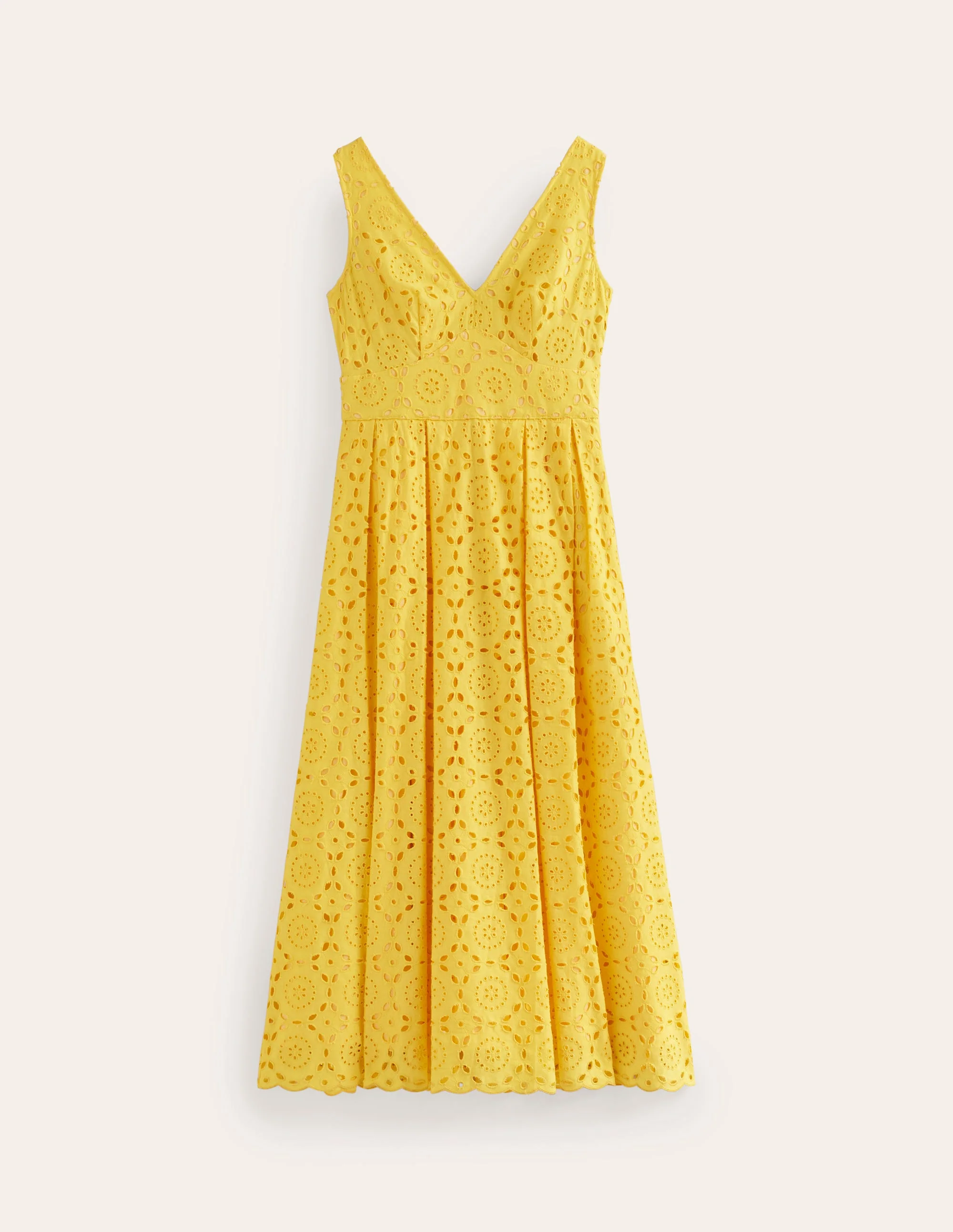 Midikleid mit Lochstickerei für besondere Anlässe-Chalky Pink Gingham - Image 6