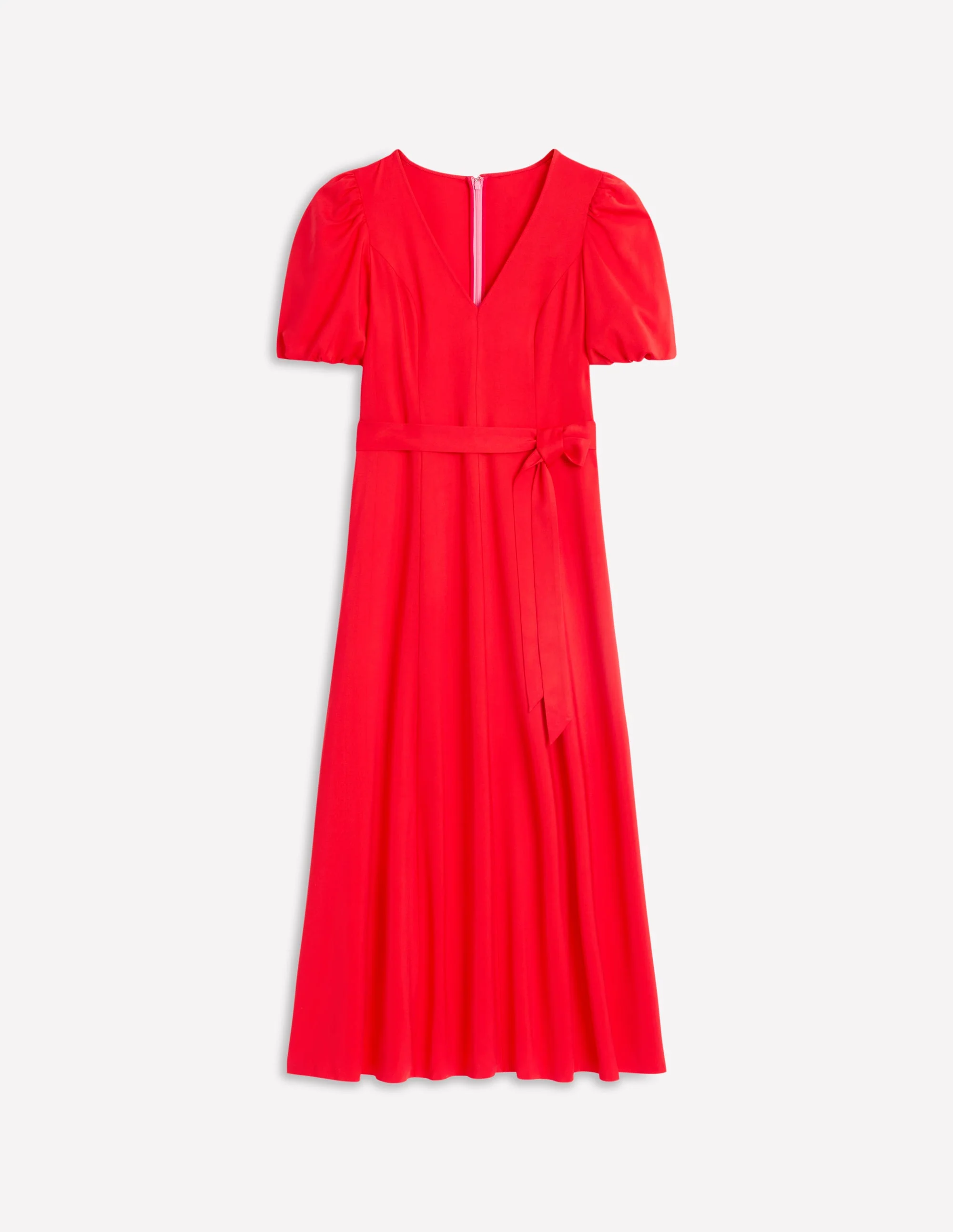 Midikleid mit voluminösen Ärmeln-Anemone Honeycomb Spot - Image 6