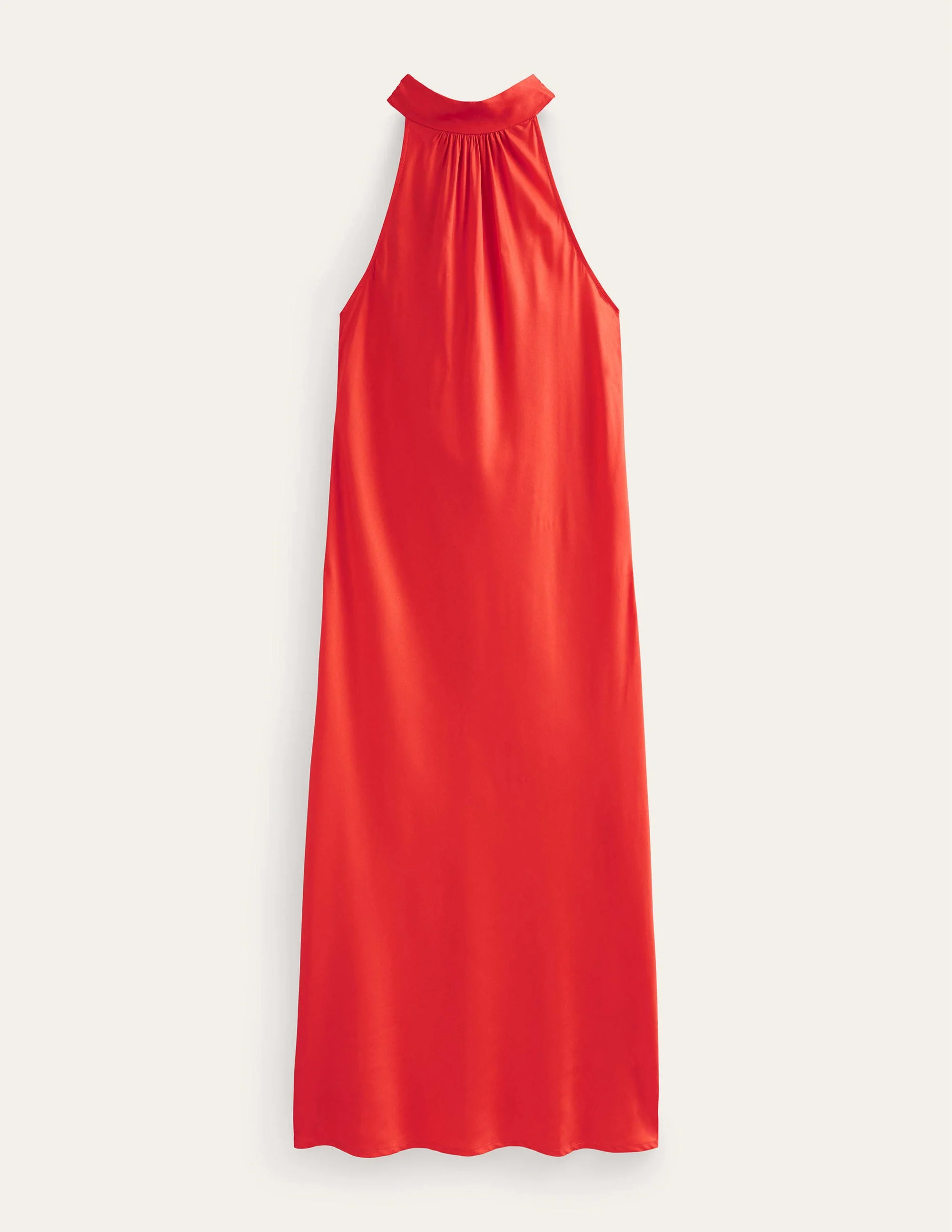Midikleid zum Hineinschlüpfen mit Rückenschleife-Cherrytomatenrot - Image 5