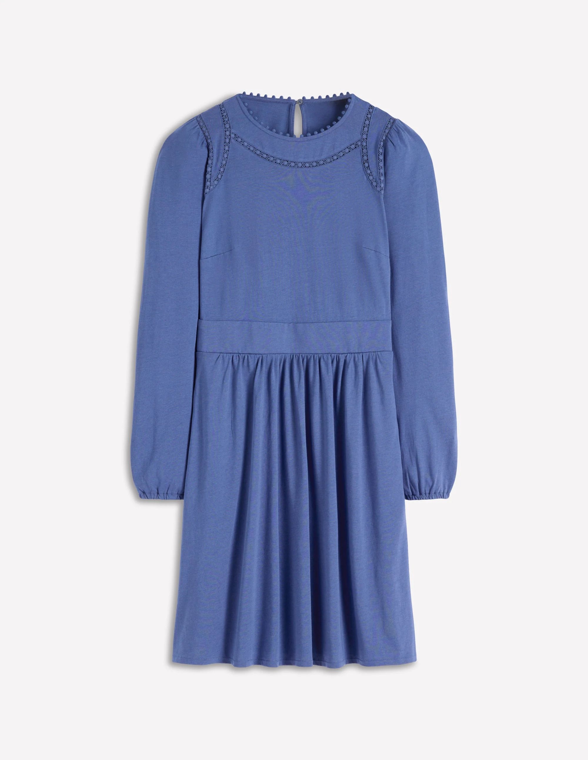Mila Kurzes Jerseykleid-Denim-Blau - Image 5