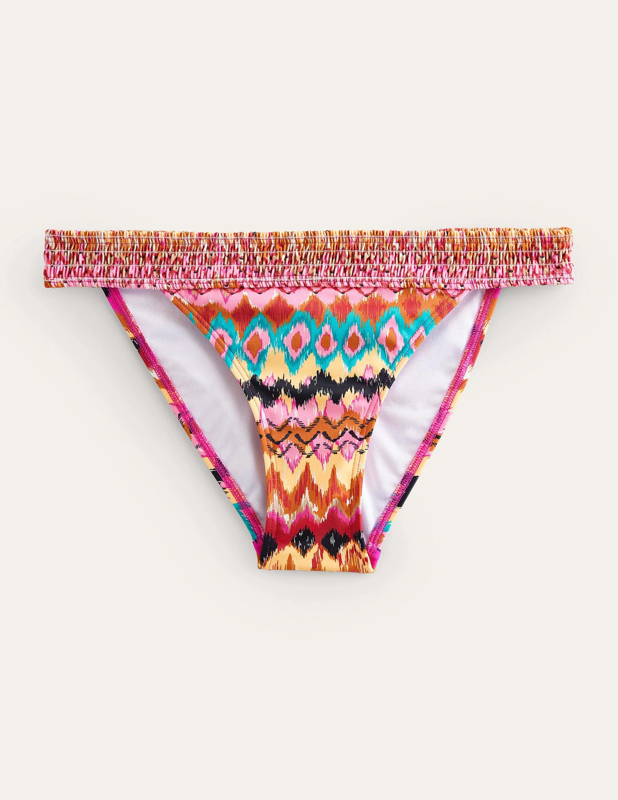 Milos Gesmokte Bikinihose-Bunt, Ikat - Image 5