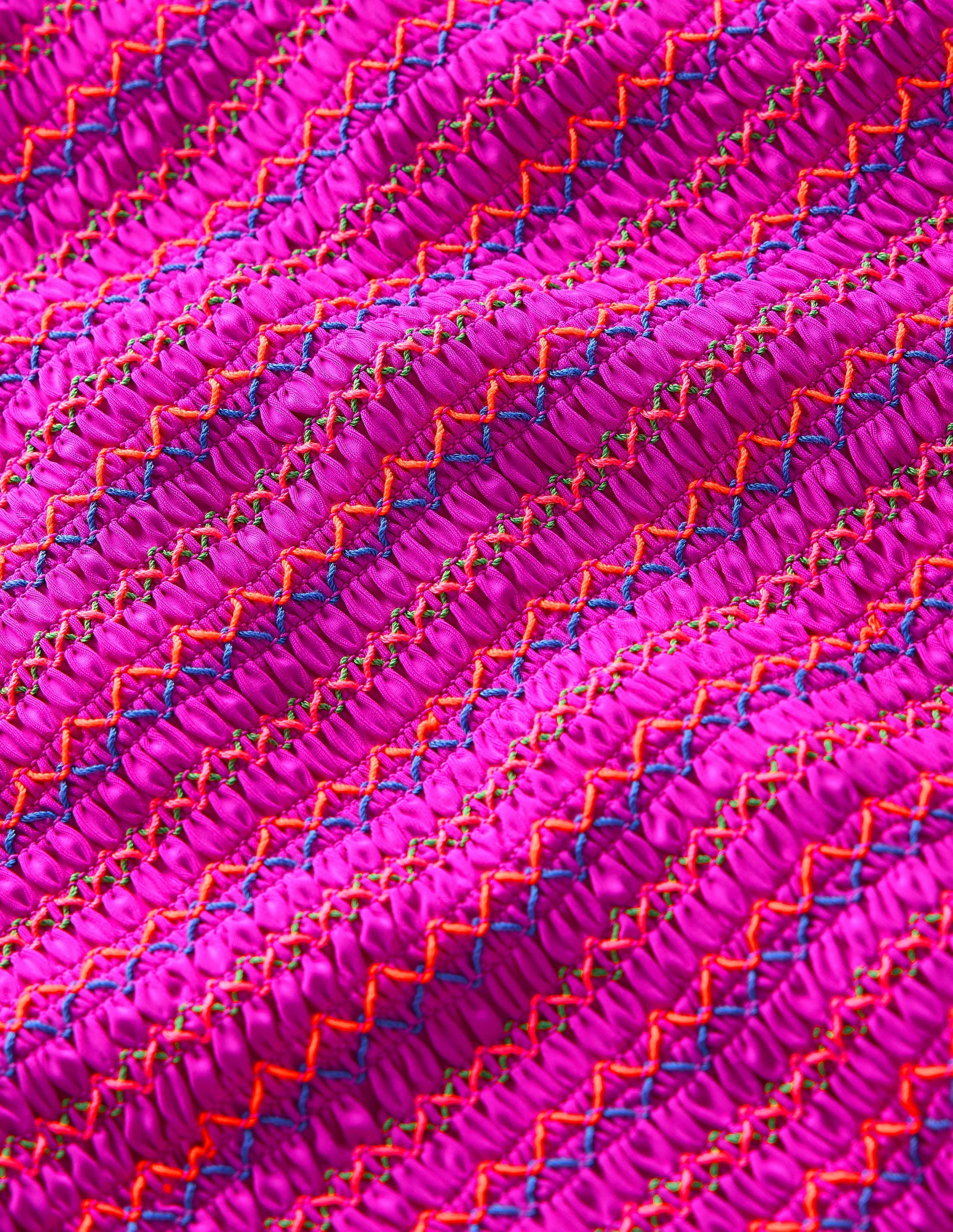 Milos Gesmokter Badeanzug-Very Fuchsia - Image 6
