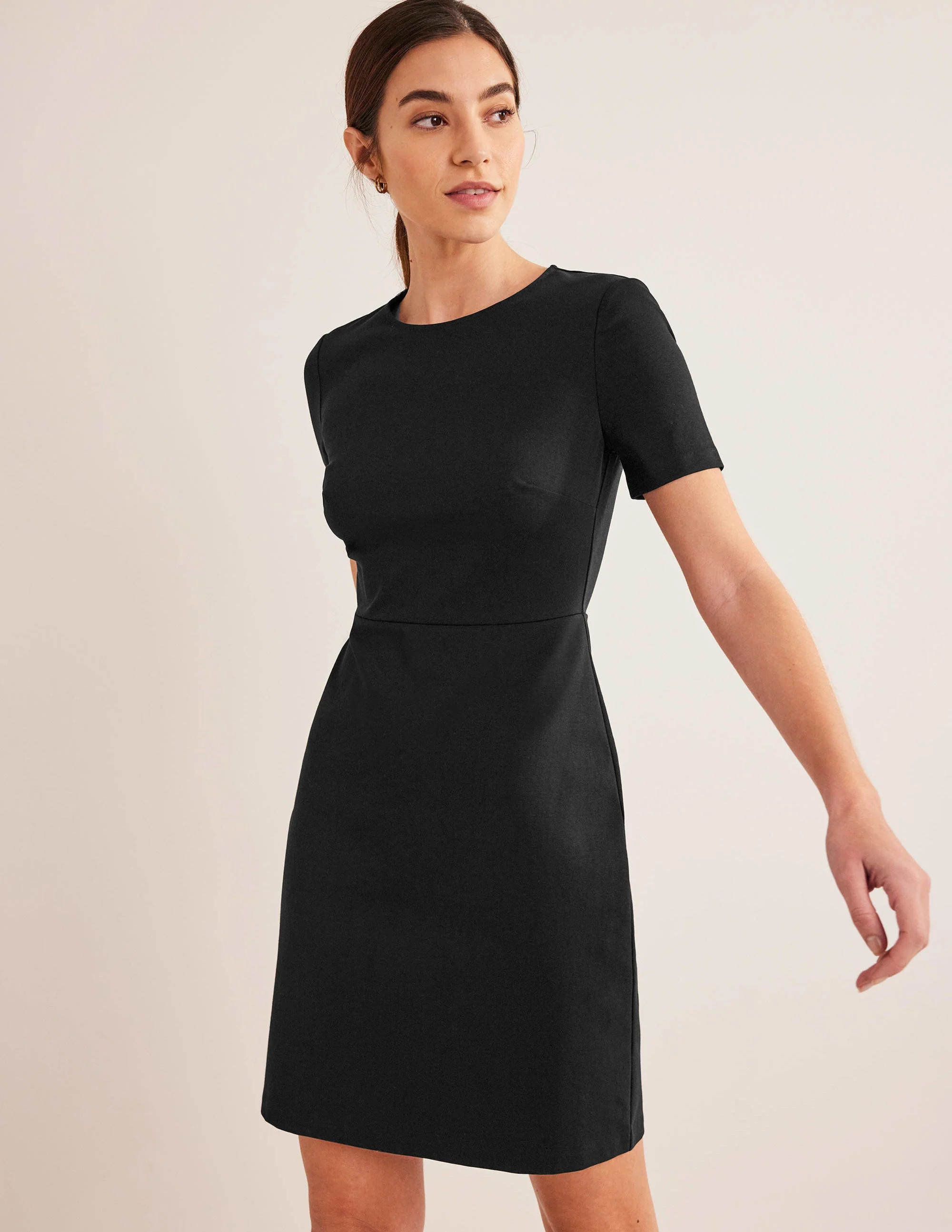 Mini-Etuikleid aus Jersey-Schwarz - Image 4
