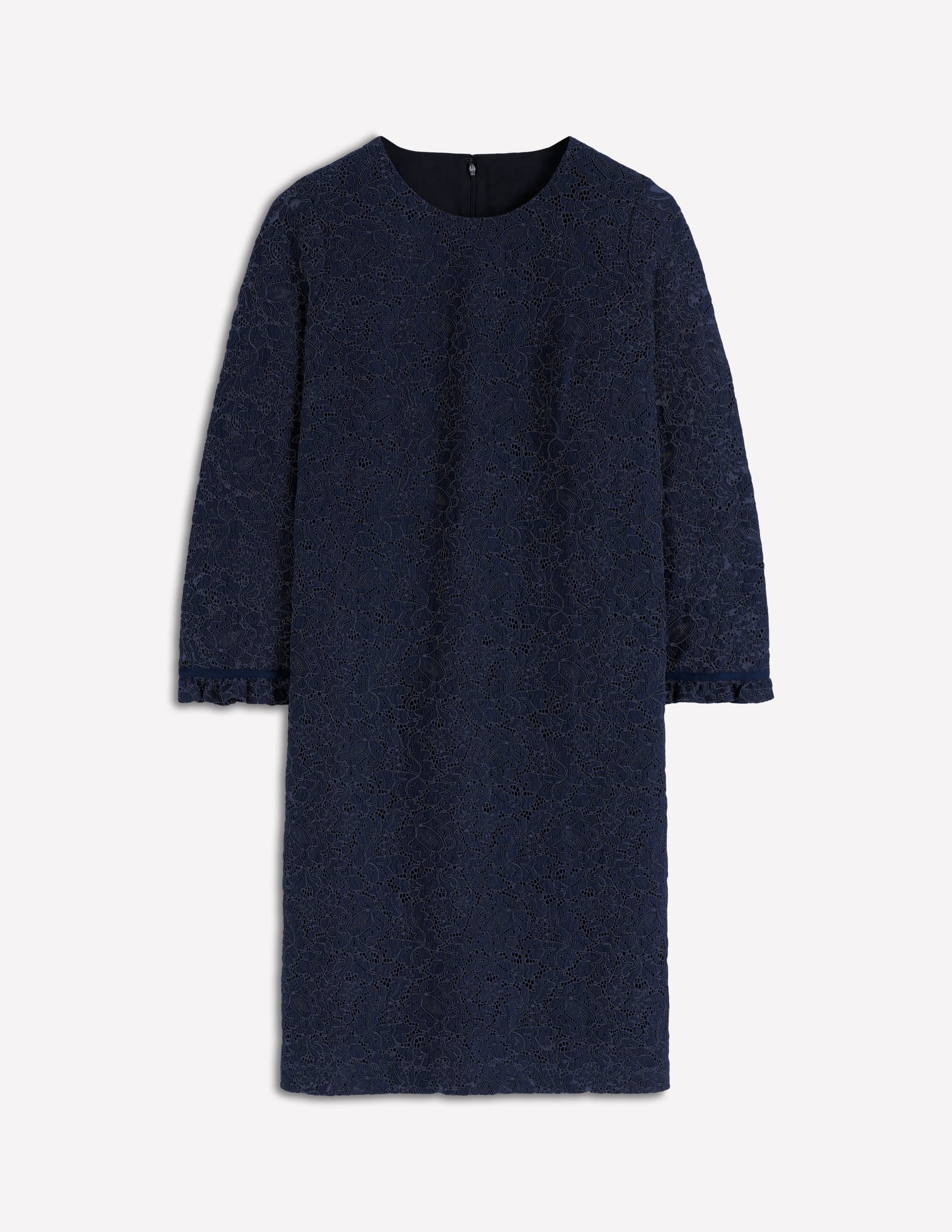 Minikleid mit Spitze für besondere Anlässe-Marineblau - Image 5