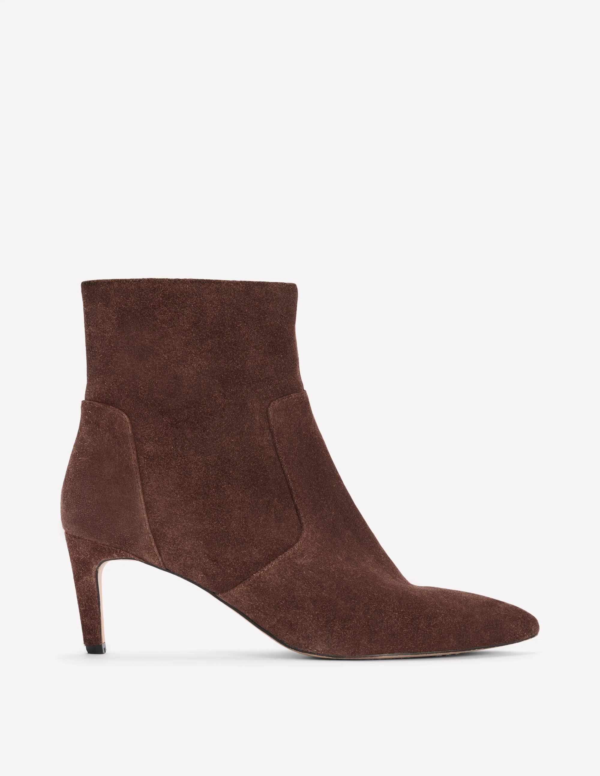 Mittelhohe Stiefeletten-Bitterschokolade