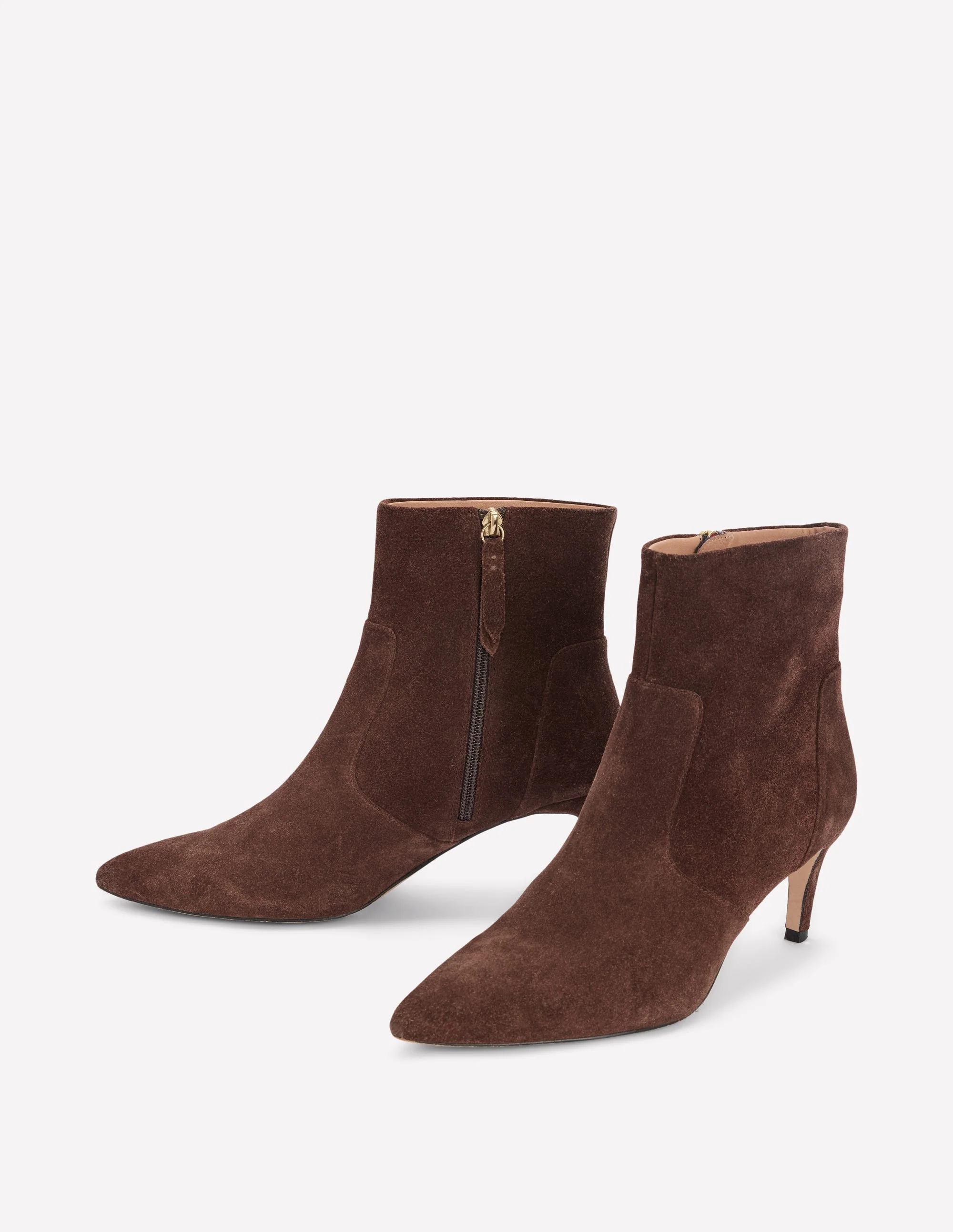 Mittelhohe Stiefeletten-Bitterschokolade - Image 4