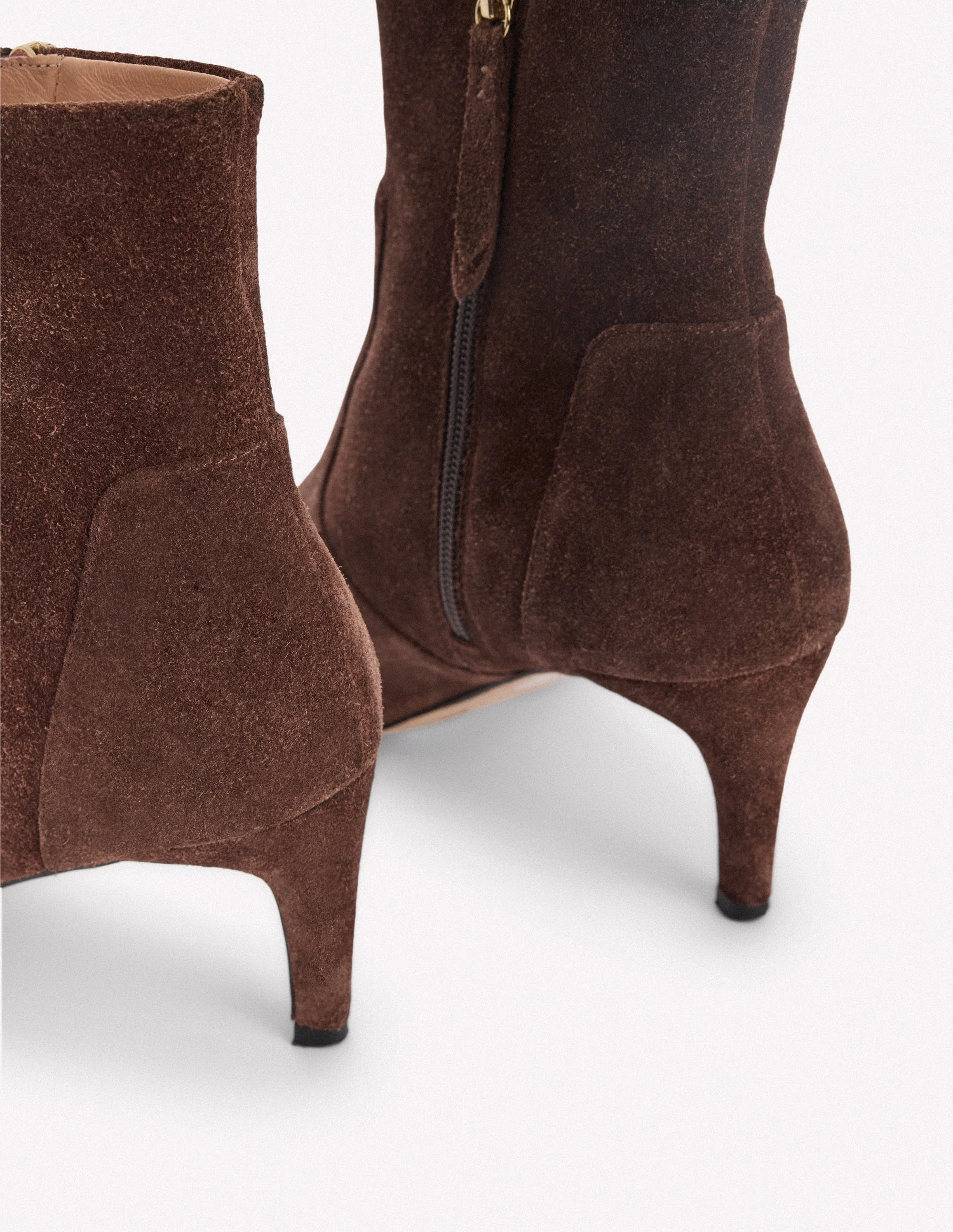Mittelhohe Stiefeletten-Bitterschokolade - Image 5