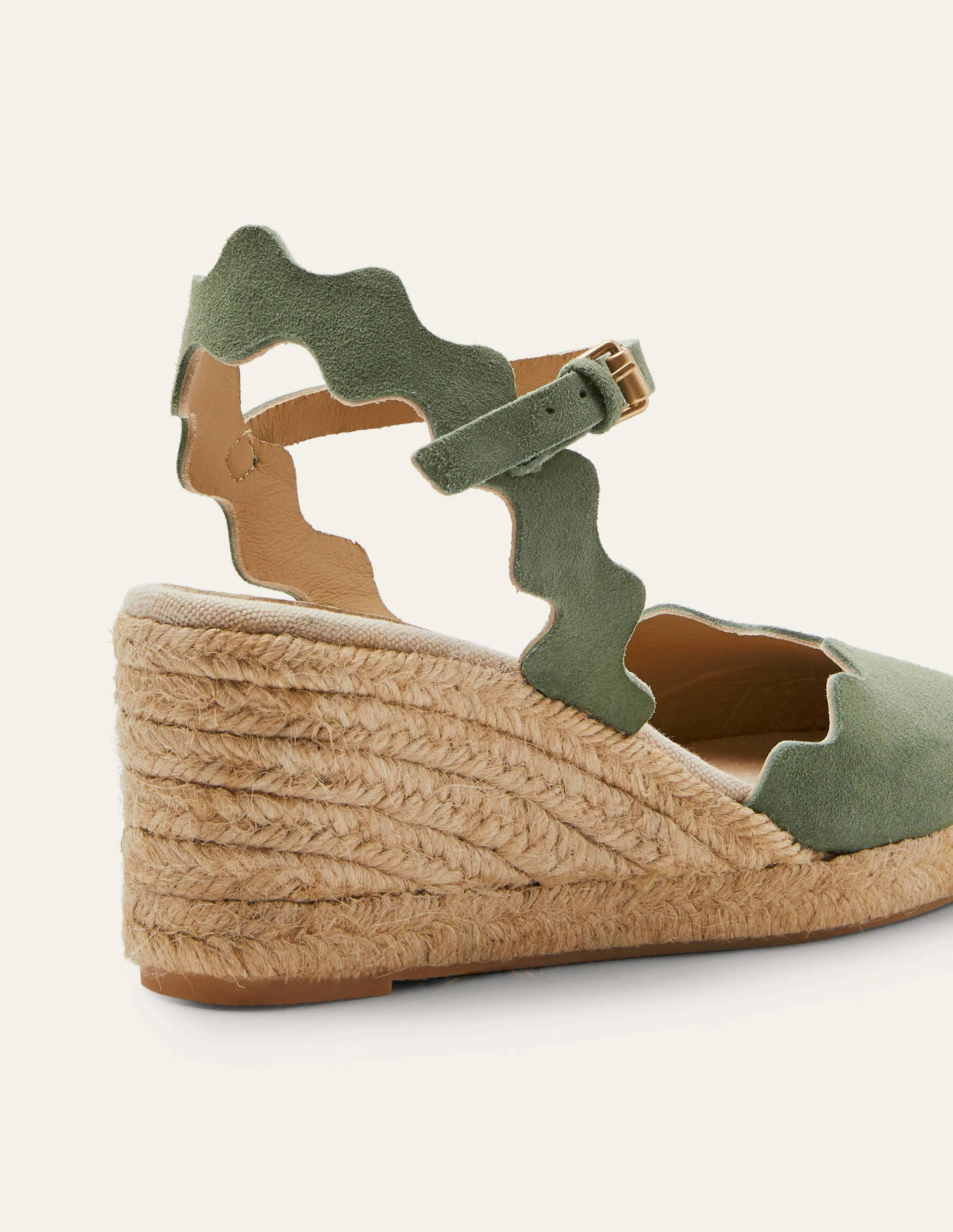 Nadine Espadrilles mit Keilabsatz-Erlengrün - Image 3
