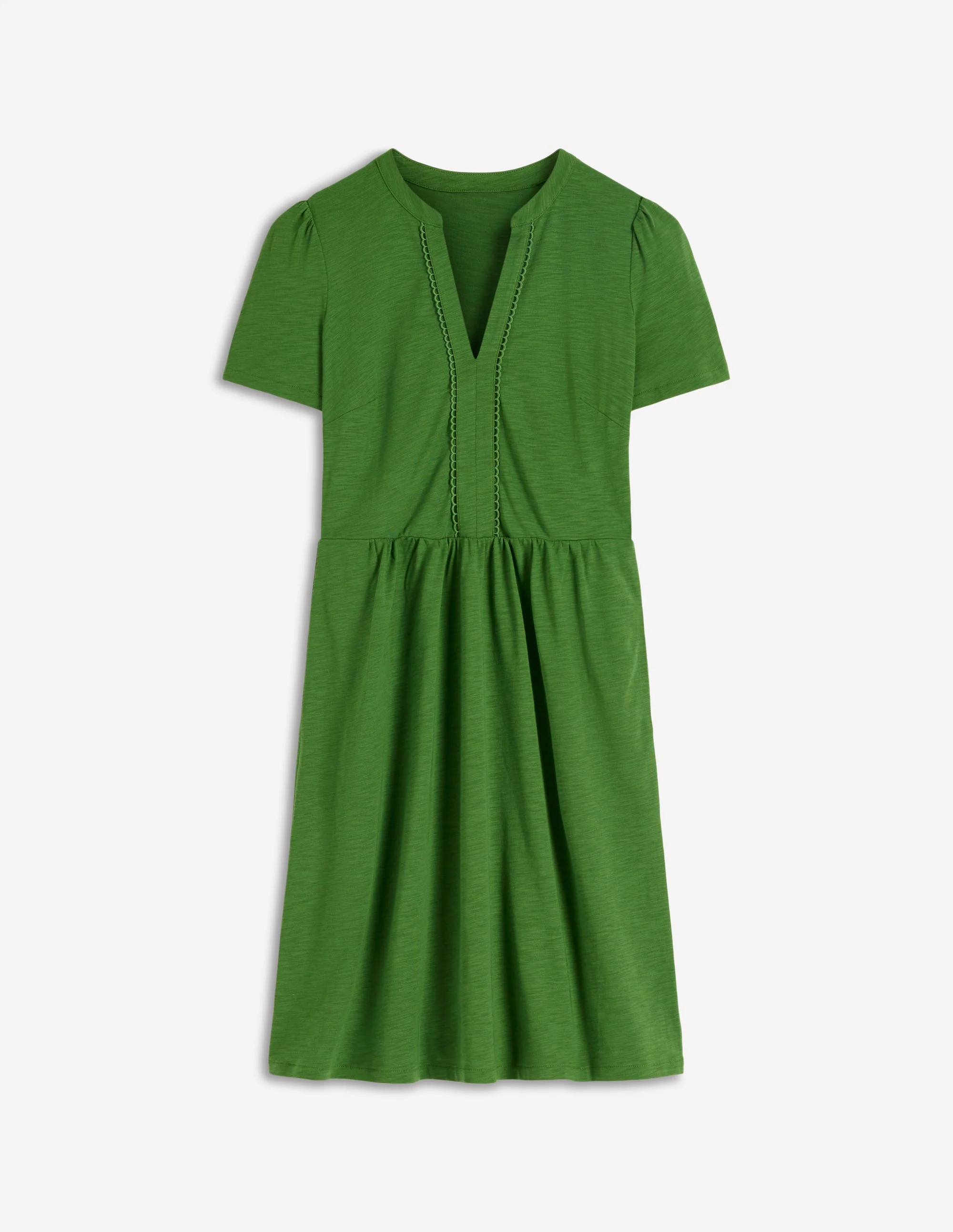 Naomi Kurzärmliges Kleid-Promenadengrün - Image 6