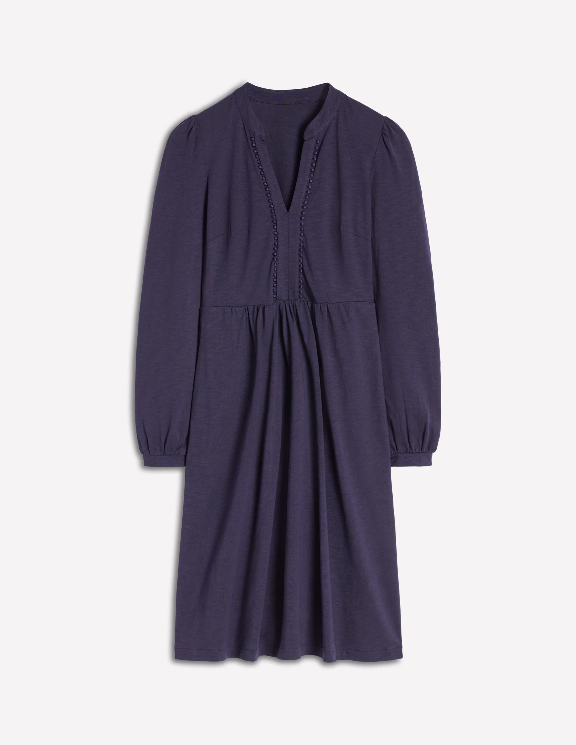 Naomi Lockeres Jerseykleid-Marineblau - Image 5