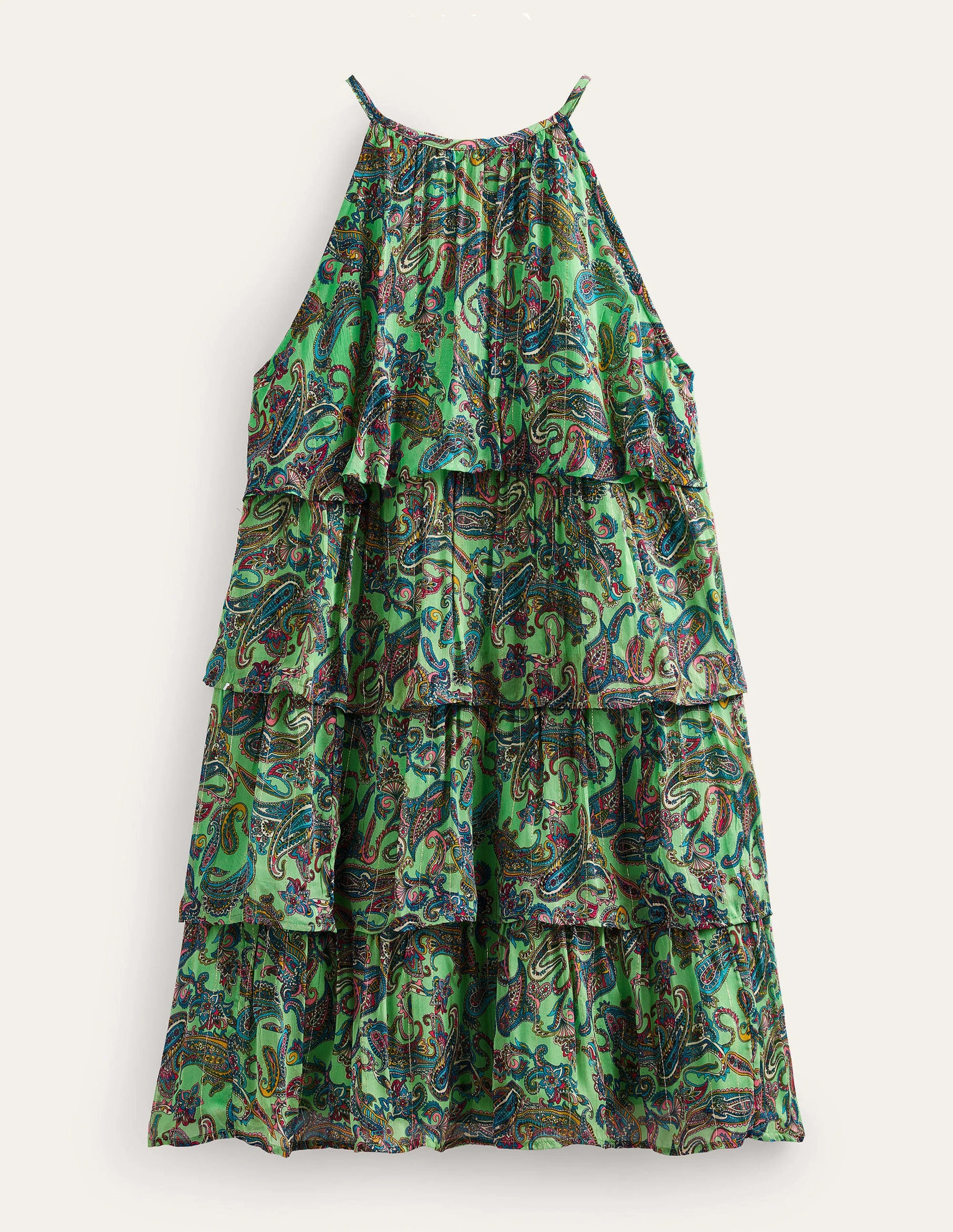 Neckholder-Minikleid mit Rüschen-Pistazieneis, Paradise Pop - Image 7