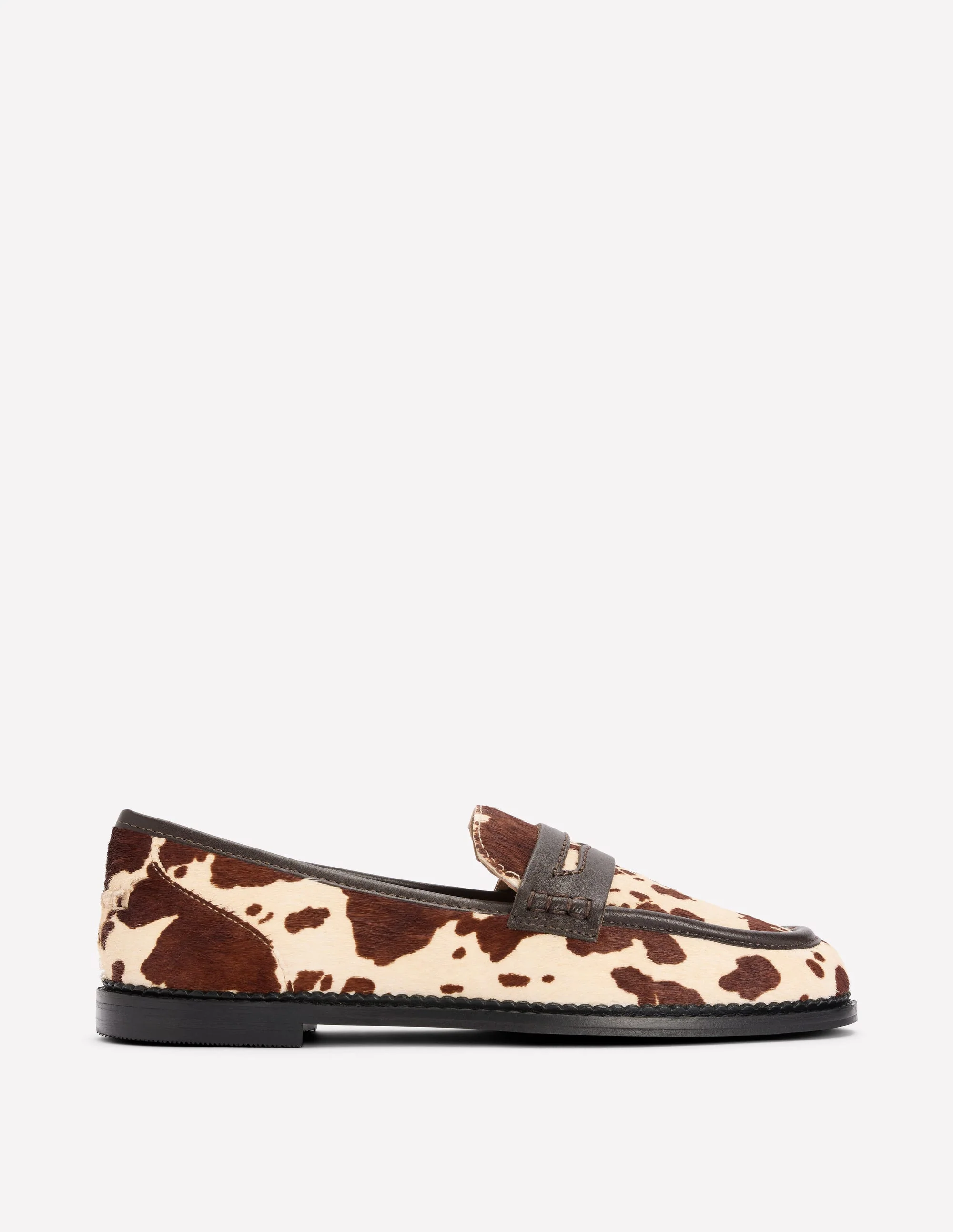 Nya Pennyloafer-Braun/Naturweiß