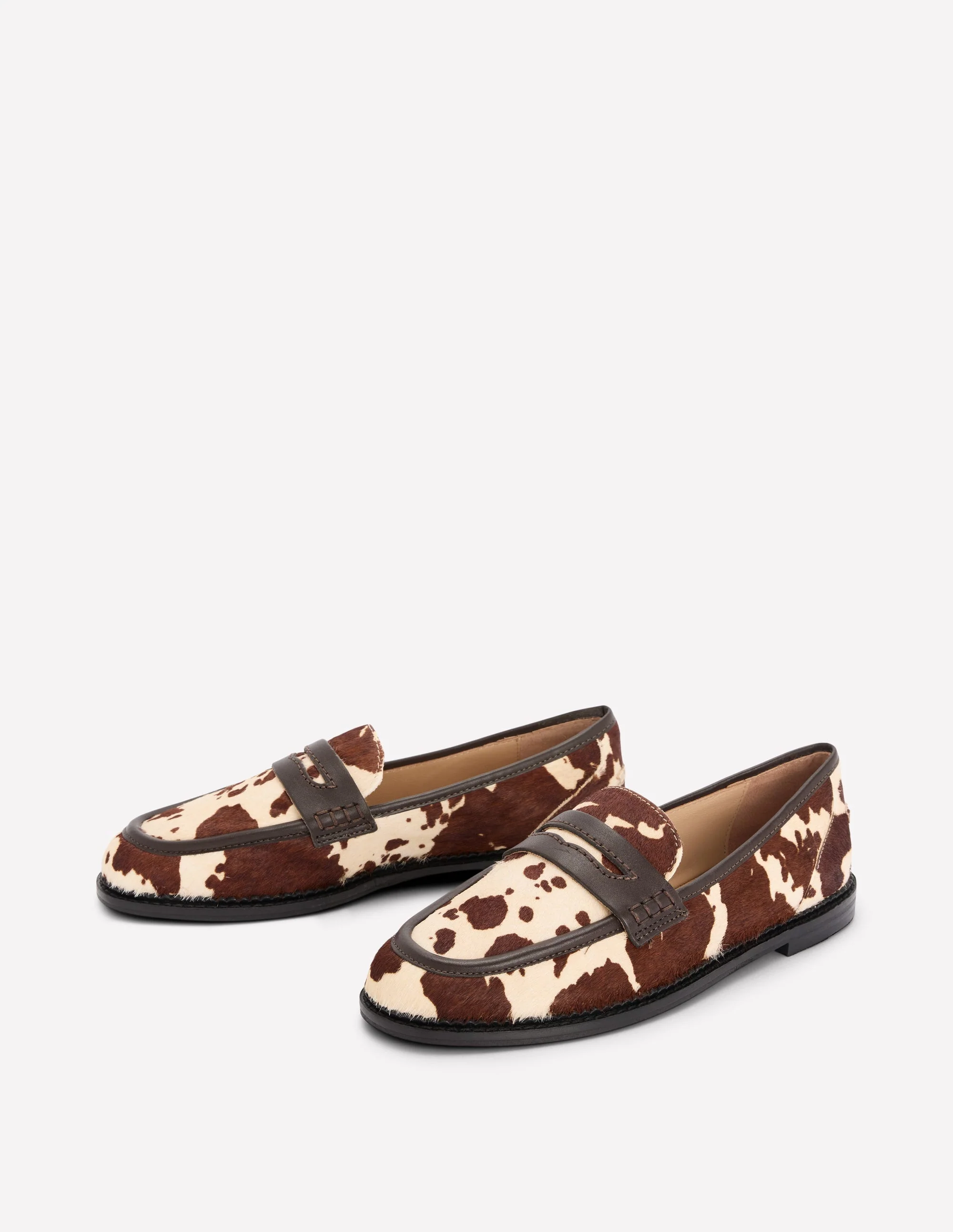 Nya Pennyloafer-Braun/Naturweiß - Image 5