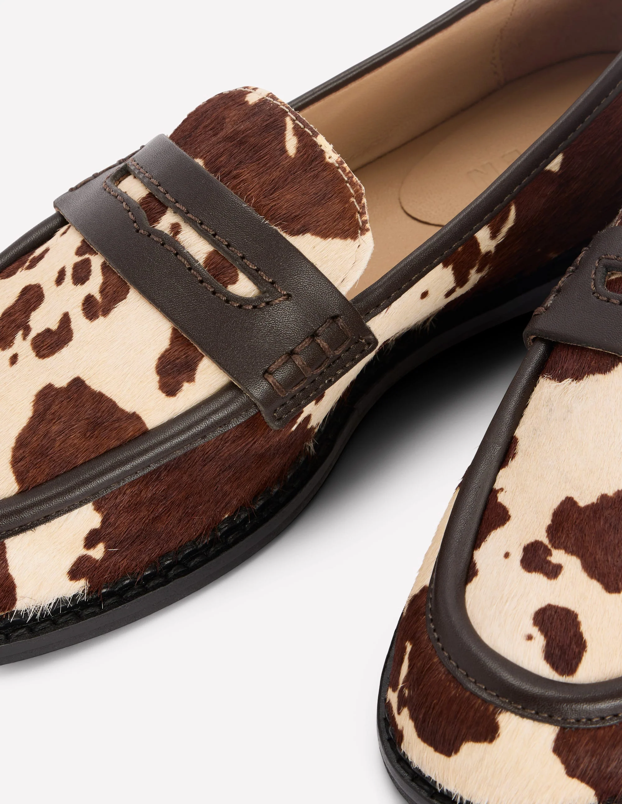 Nya Pennyloafer-Braun/Naturweiß - Image 6