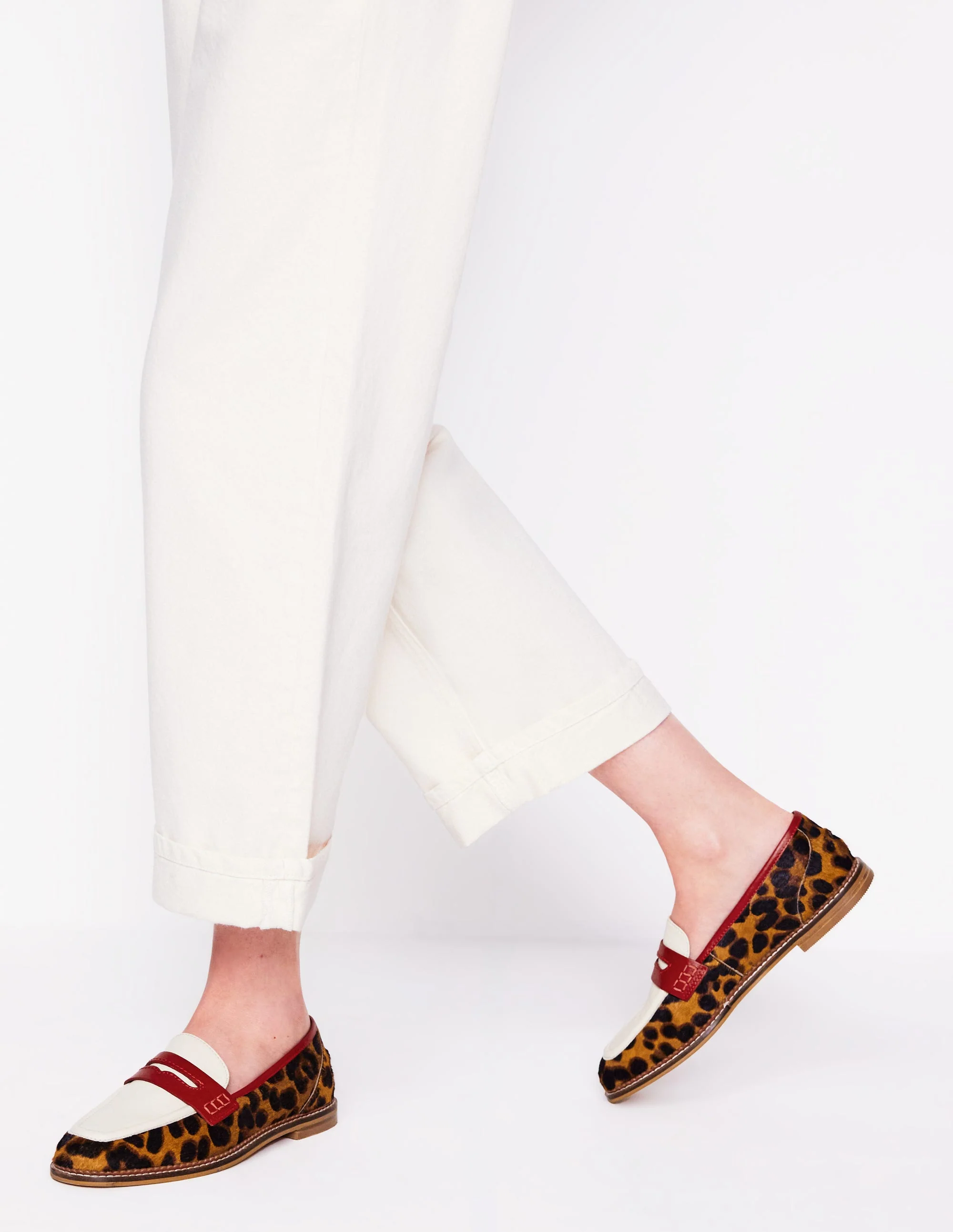 Nya Pennyloafer-Leopard Blockfarben - Image 2