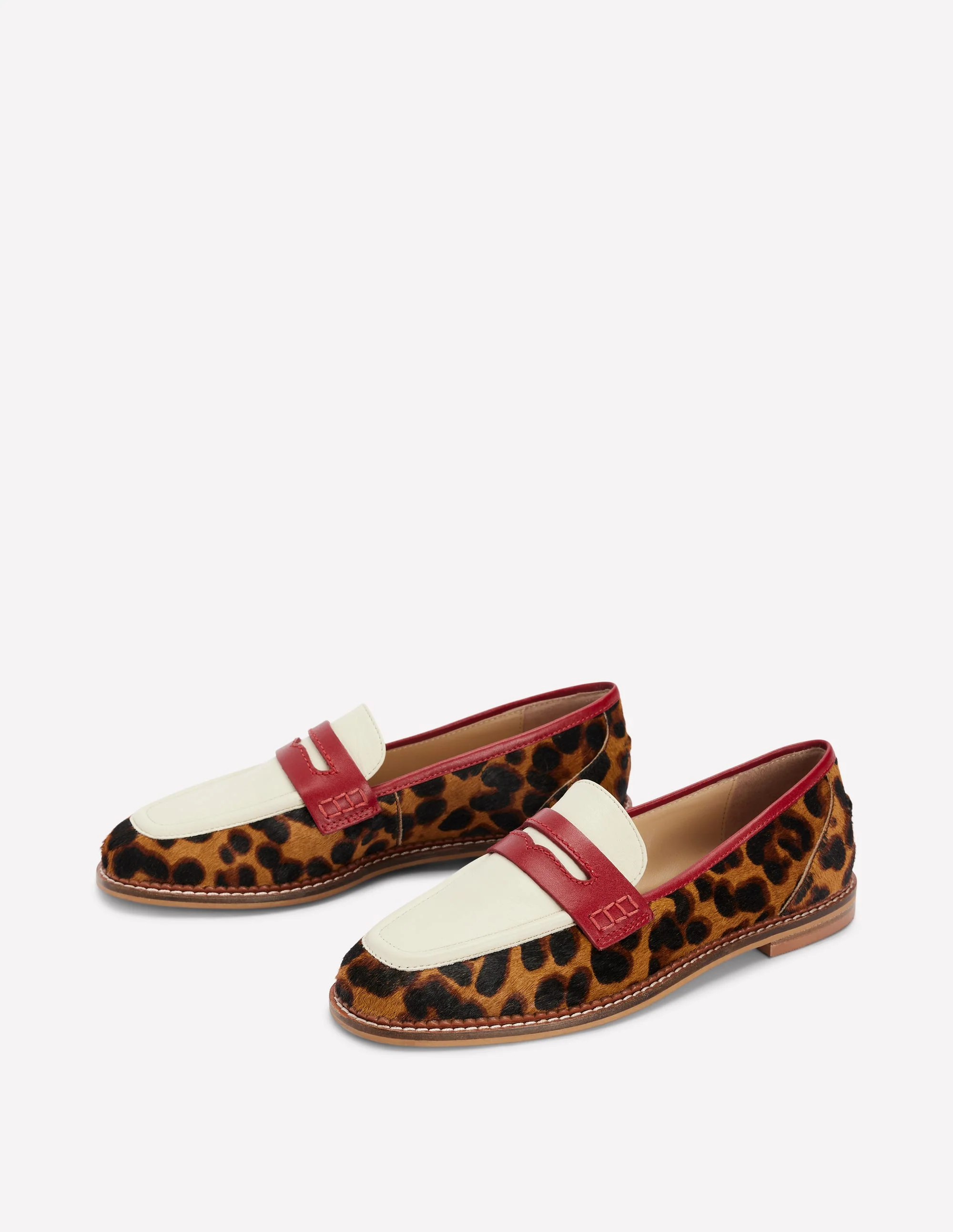 Nya Pennyloafer-Leopard Blockfarben - Image 3