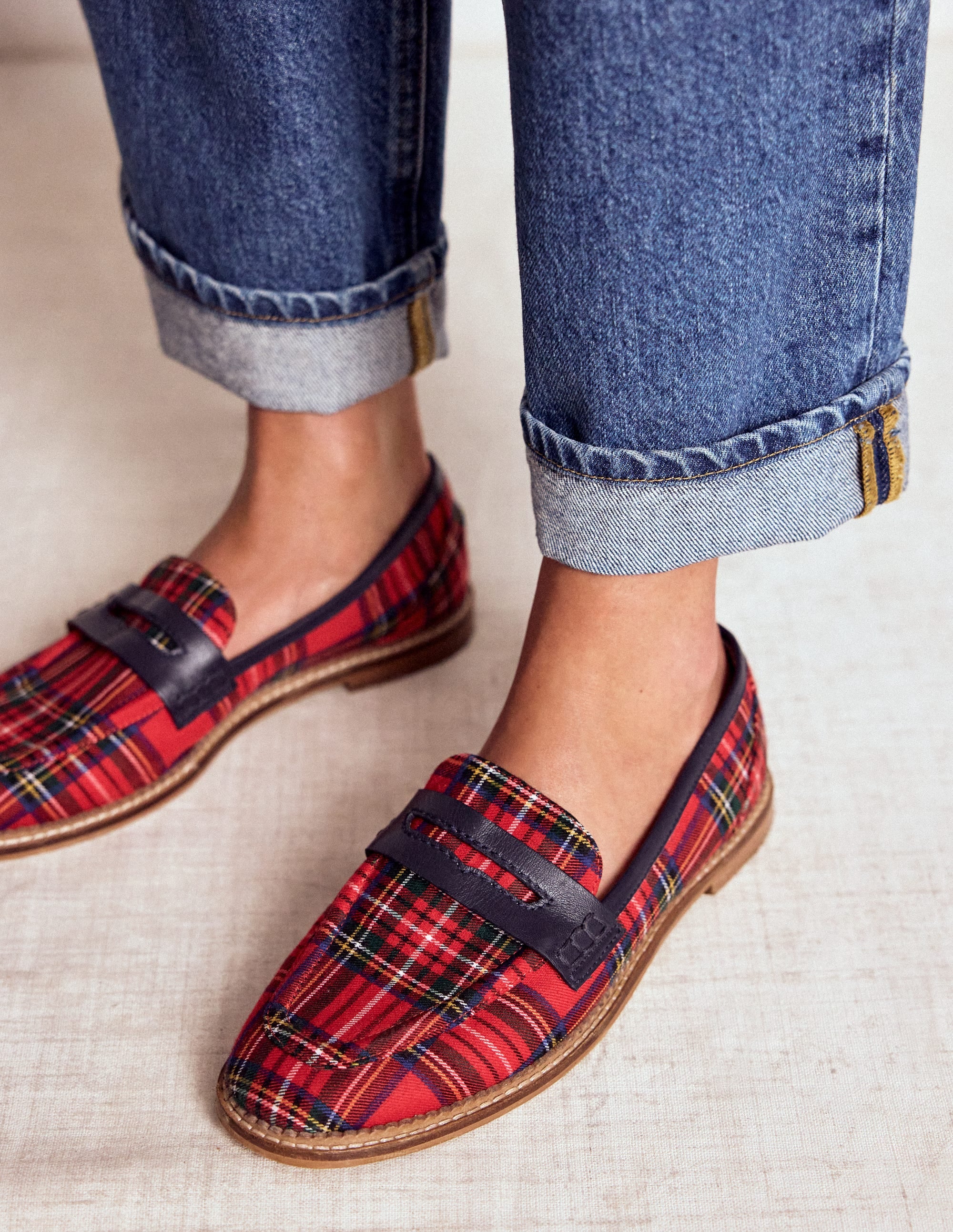 Nya Pennyloafer-Schottenmuster - Image 2
