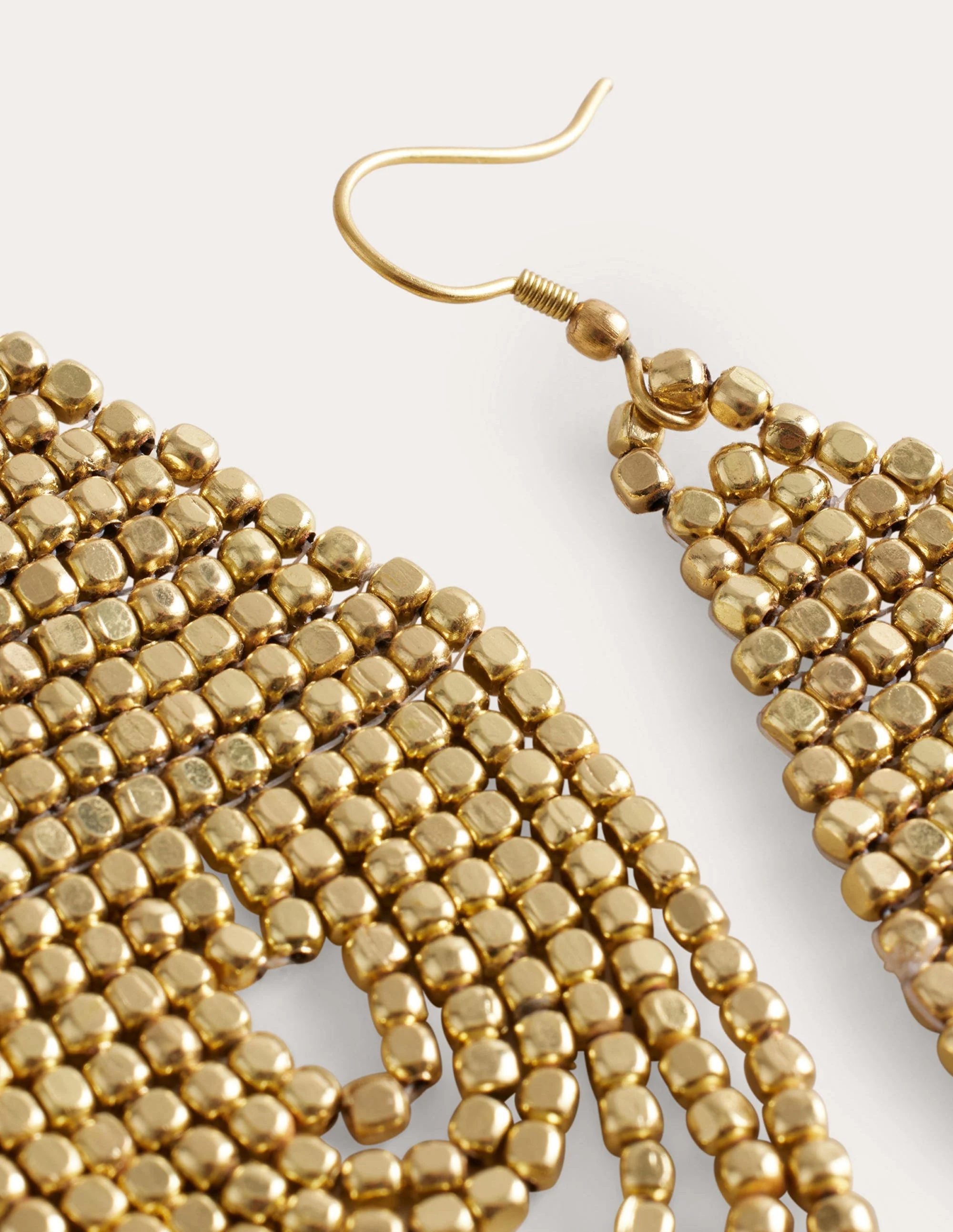 Ohrringe mit Perlenlagen-Gold - Image 4